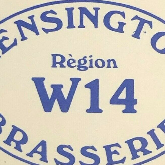 Kensington Brasserie Region W14 London c1970's-80's Full Matchbook