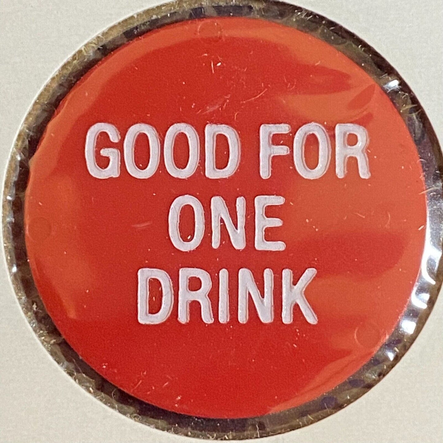 Hanover, PA Republican Club c1970's-80's Plastic "Good For One Drink" Token