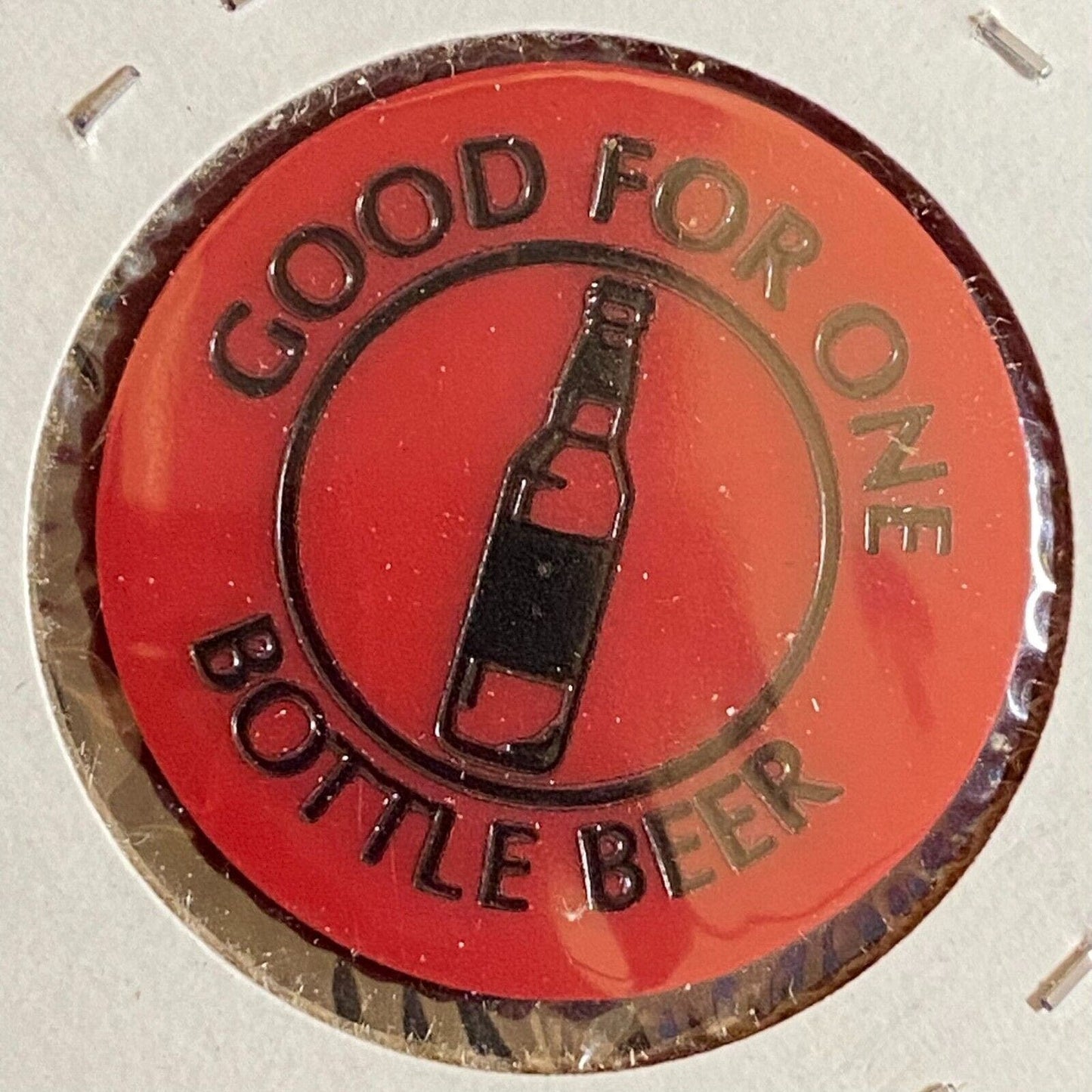 Masontown, PA Pals Club c1980's-90's Plastic Token G/F One Bottle Beer
