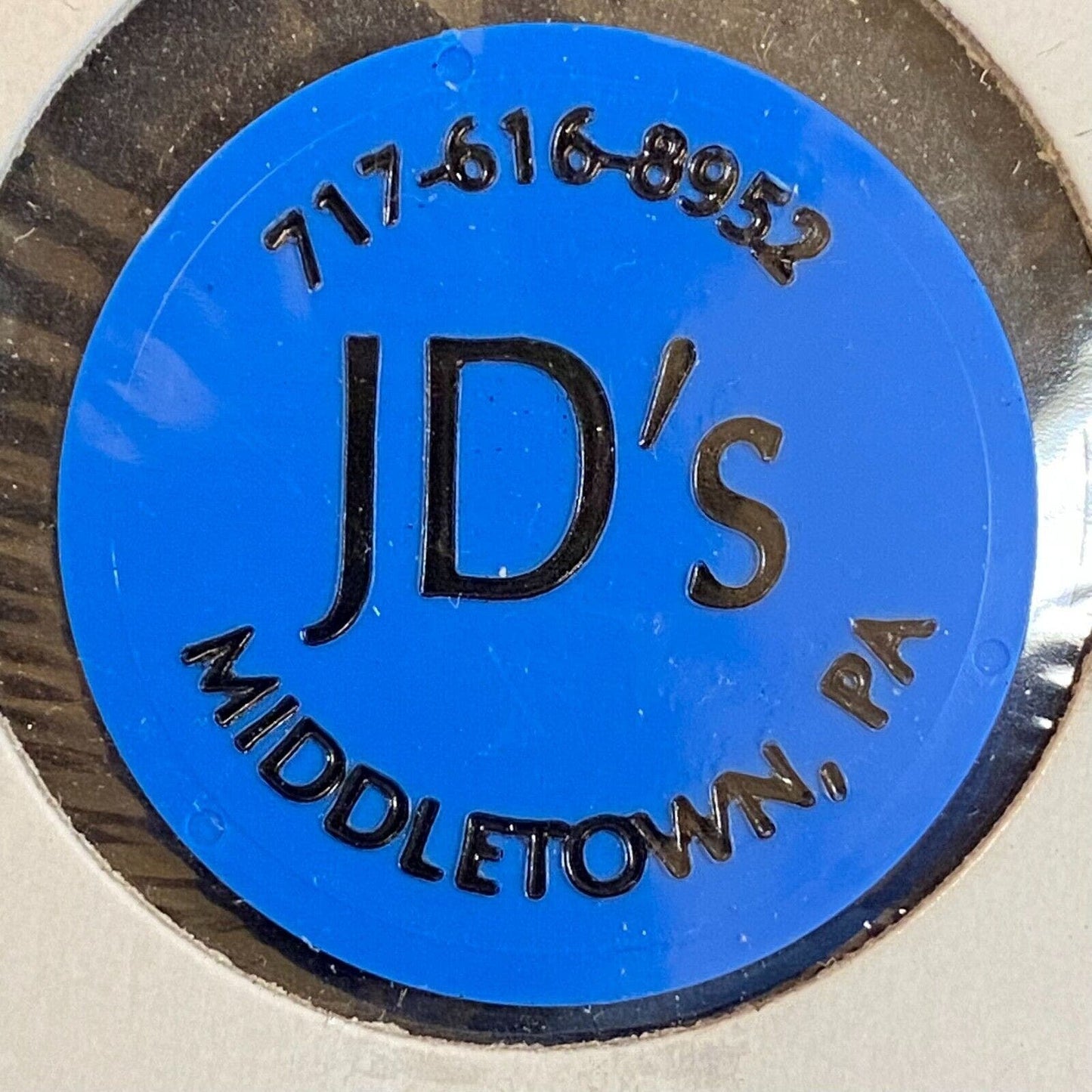Middletown, PA JD's (Junction) c1980's-90's Plastic Token G/F One Import Beer