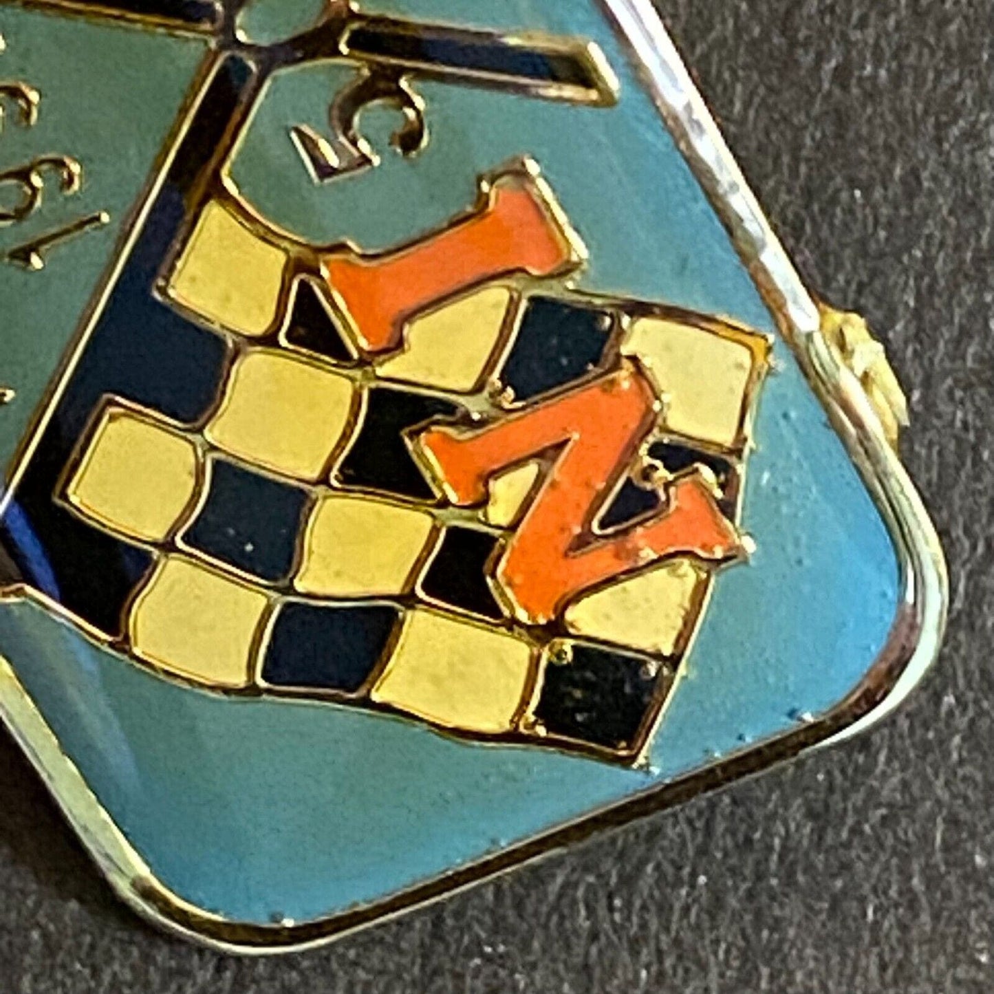 "National Indy 500 Collectors Club" NI500CC Enameled Lapel Pin Member 1992 VGC