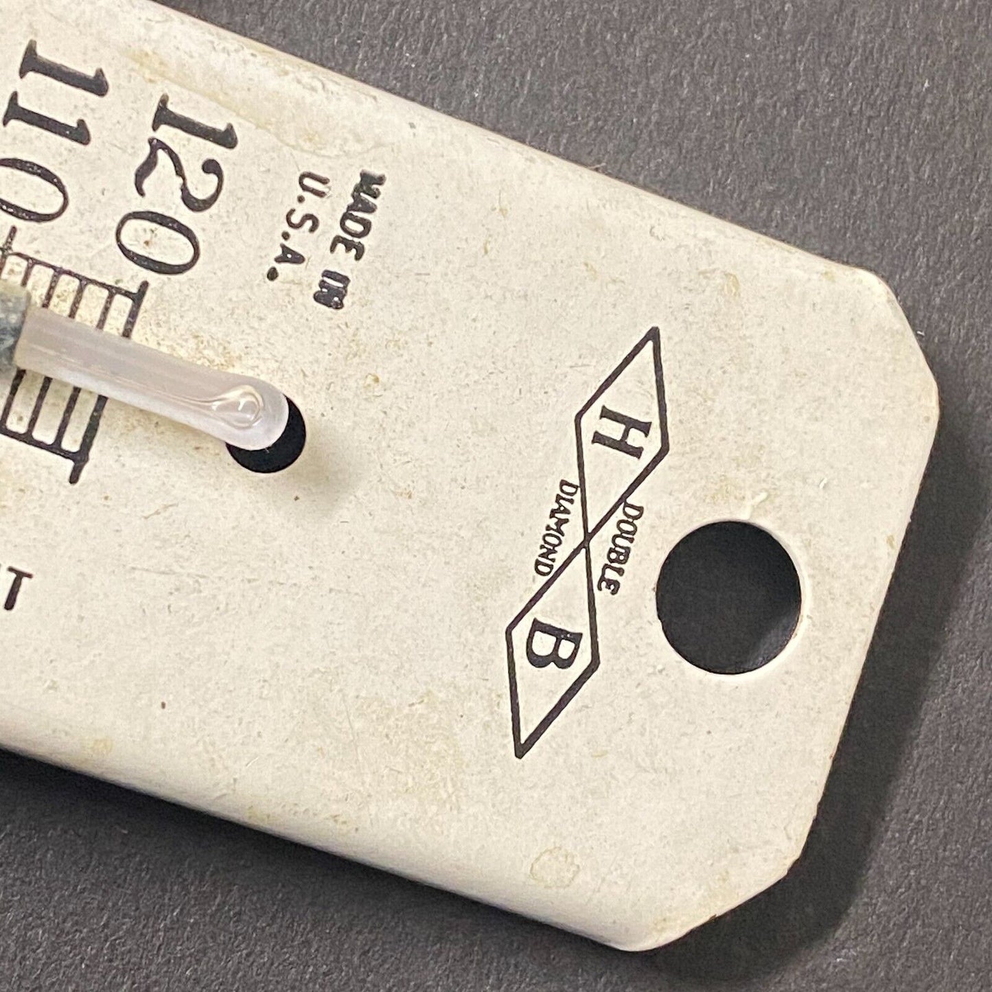 Quakertown PA Willauer Machine Co. Quakermade Poultry Small Adv. Thermometer VGC