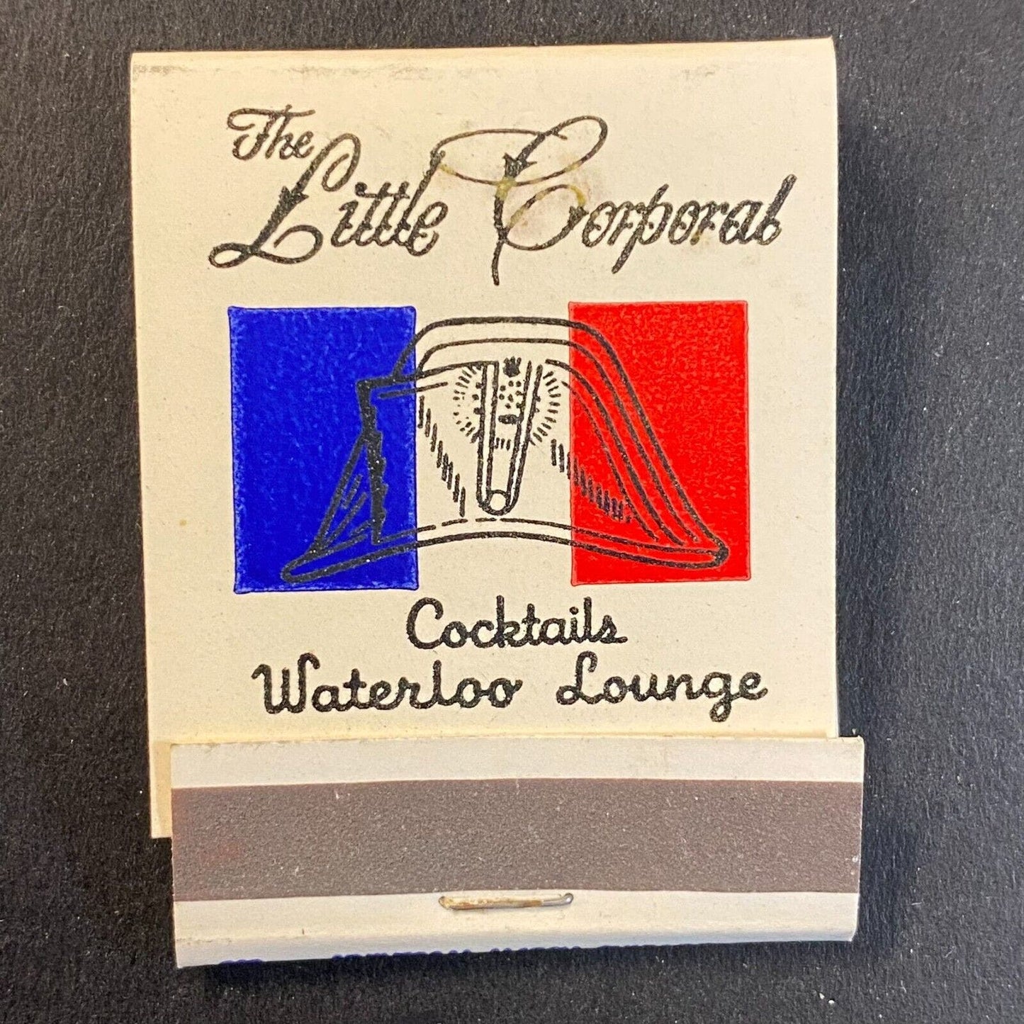 "Club On 39" The Little Corporal Waterloo Lounge c1960's Full Matchbook VGC