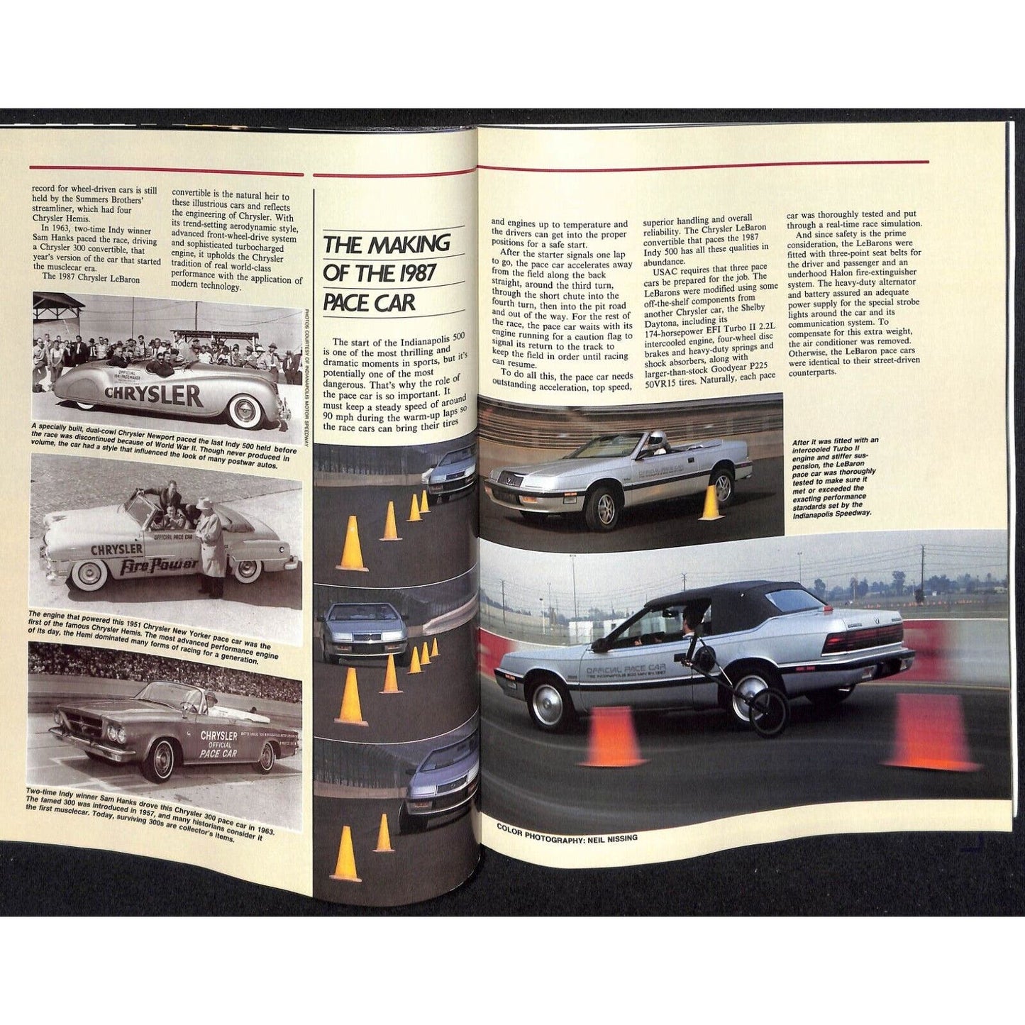 1987 Indianapolis 500 Program Racing VGC 175pp 1lb 3oz