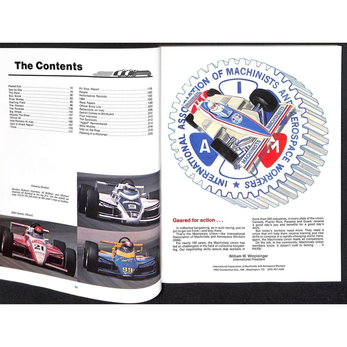 1984 Hungness Indianapolis 500 Yearbook Racing VGC 223pp 1lb 6oz