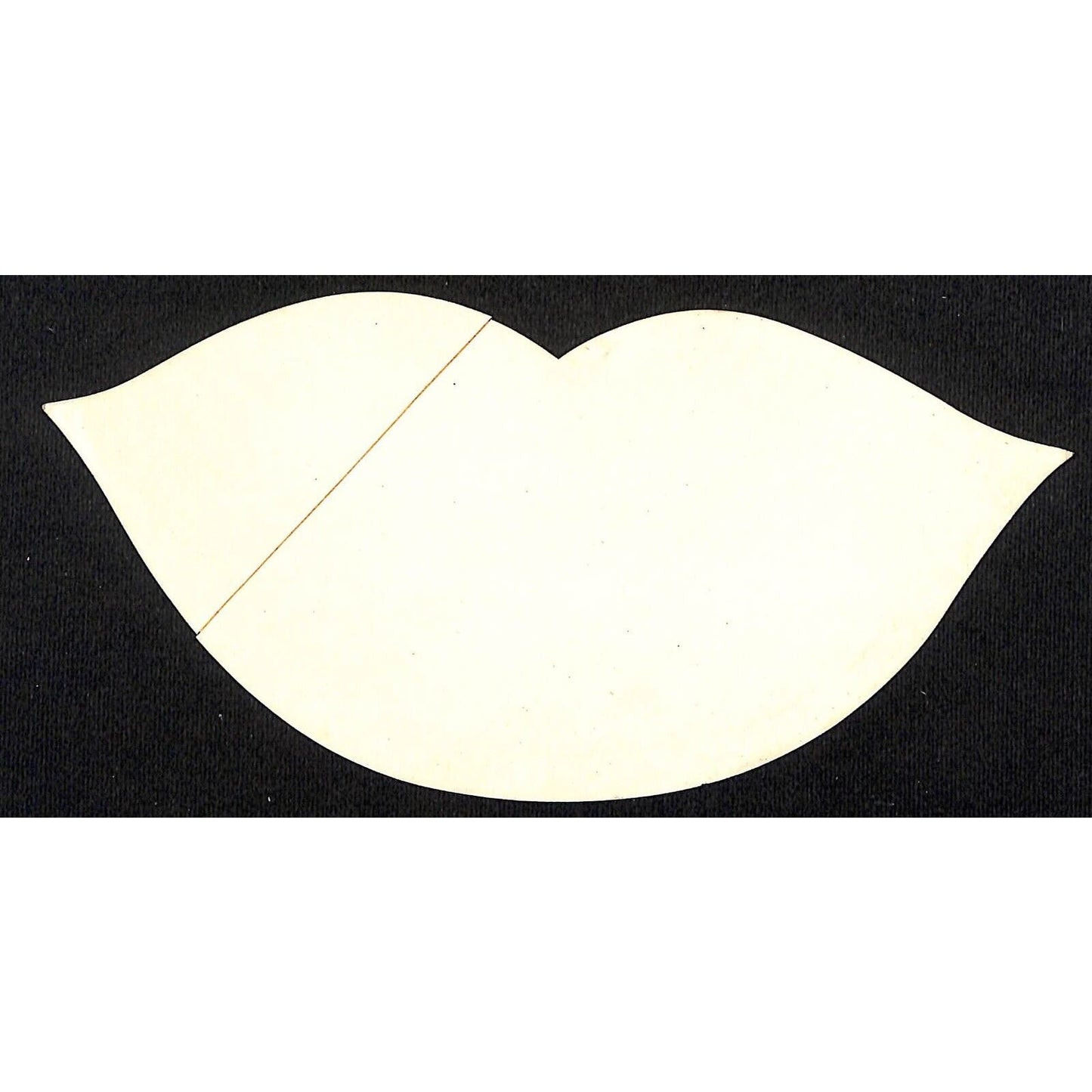 Kist Soda Sticker Red Lips c1960's-70's VGC Scarce 3 1/2" x 7"