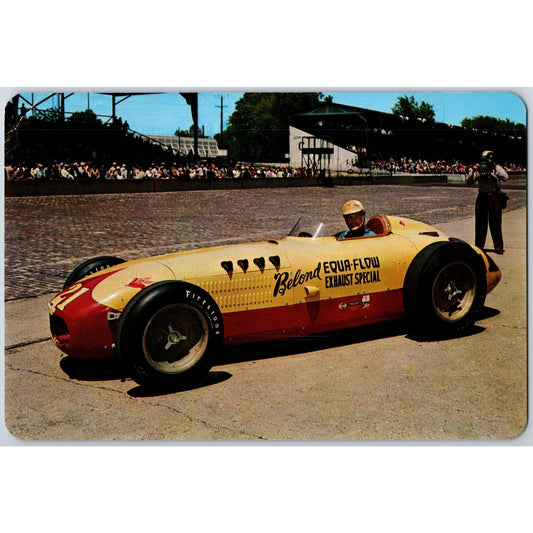 Johnny Parsons #21 Indianapolis Motor Speedway Indy 500 1950 Giant Post Card