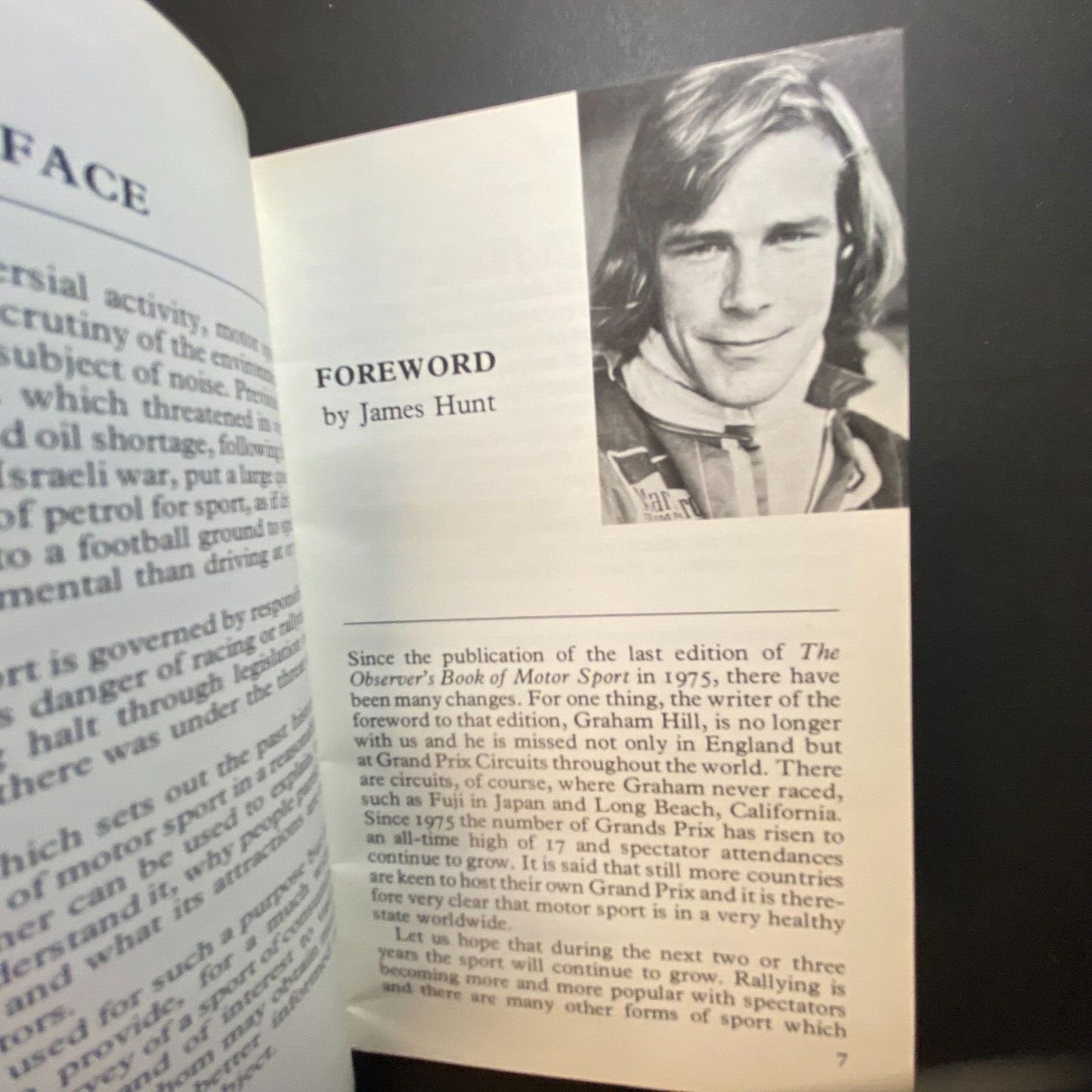 Graham Macbeth "The Observer's Book of Motor Sports" 1978 192pp Small