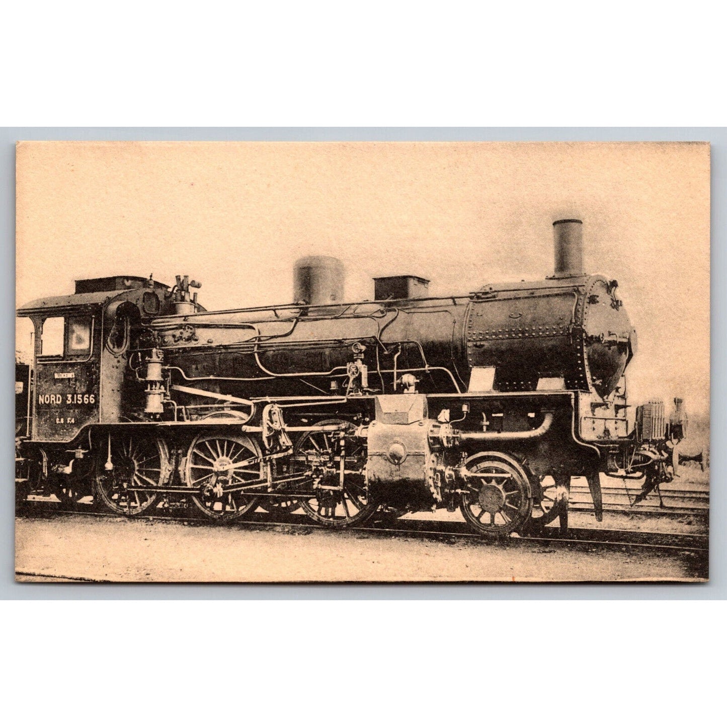 French Railroad RPPC* Postcard Machine 3.1566 Series 3.1551-3.1556 c1910 H.M.P.
