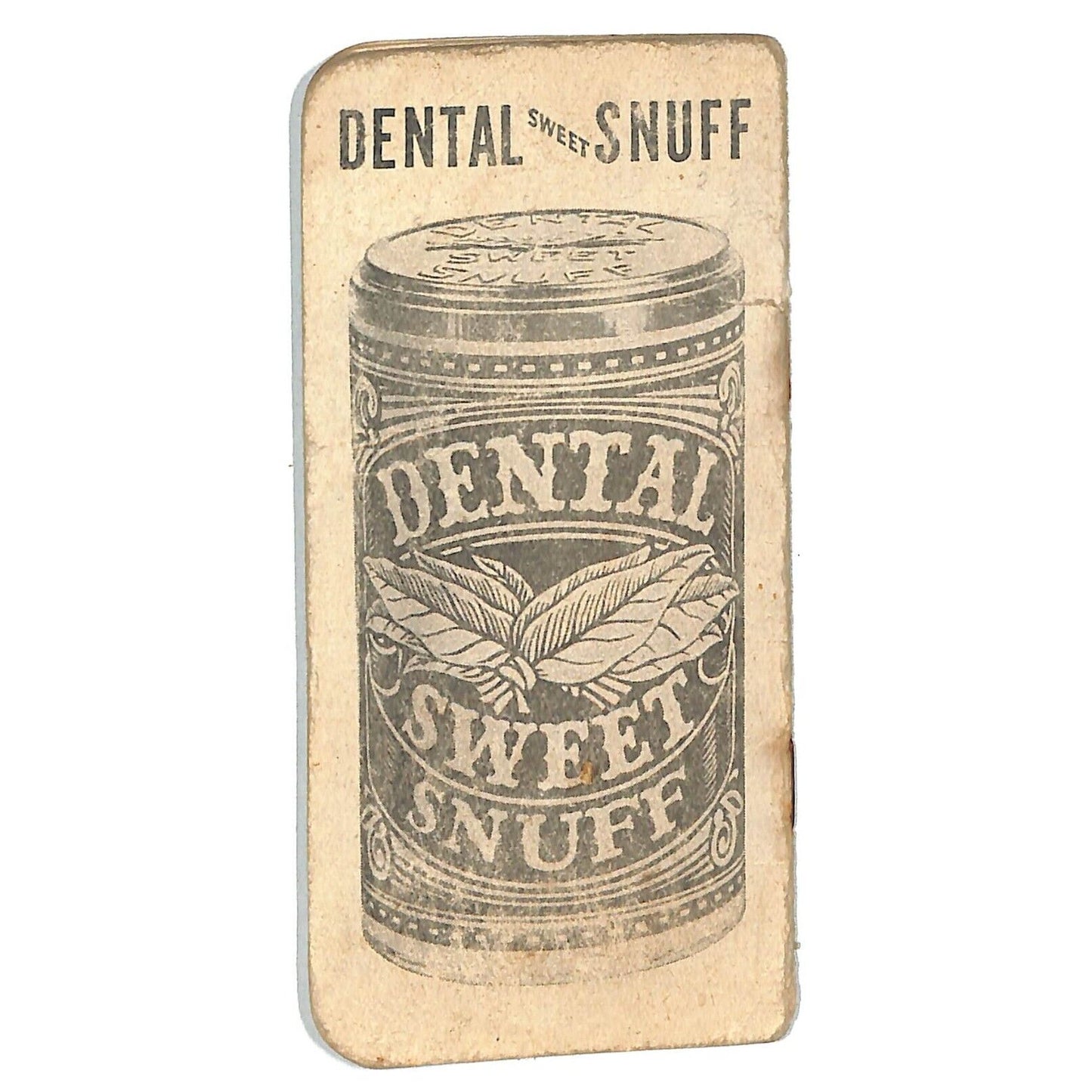 Ivey, Owen & Co. Dental Snuff / Scotch Snuff / Sweet Snuff Notepad 16pp c1930's