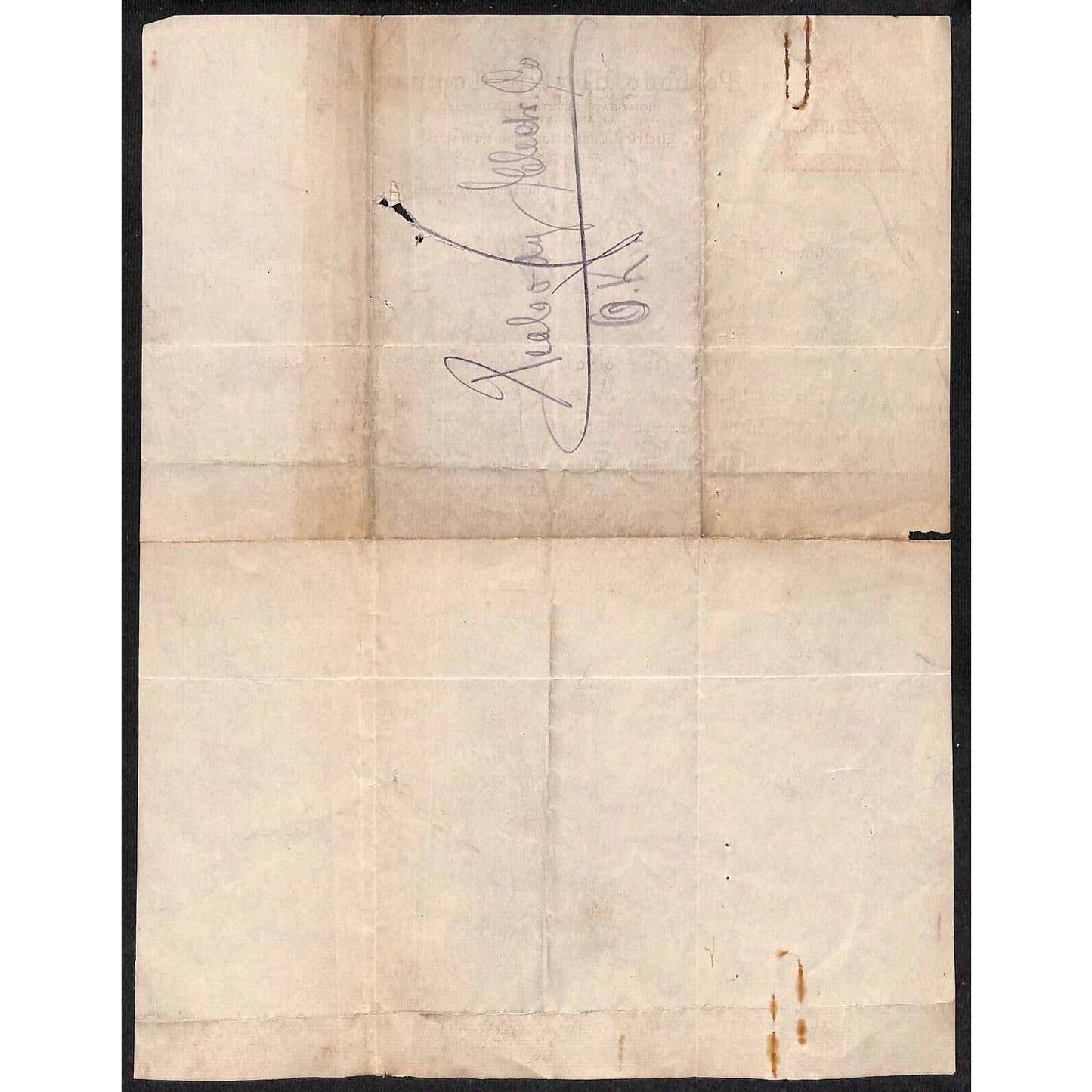 1915 Peabody Electric Company Contractors Muskogee, OK TLS Letterhead