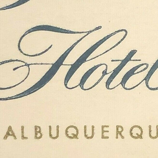 Hilton Inn Hotels Albuquerque c1960's-70's Full Matchbook