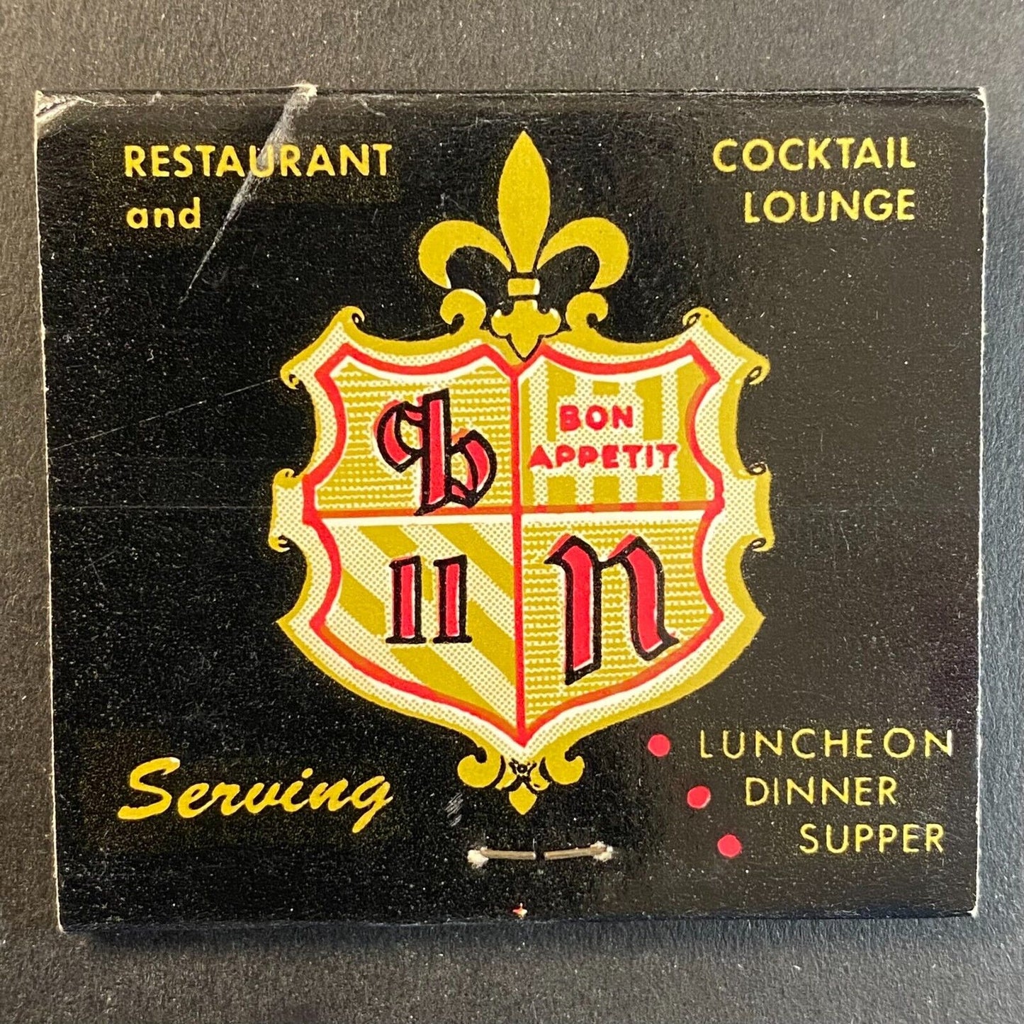 Ghisela's Restaurant Chicago c1960's-73 Full Matchbook Scarce