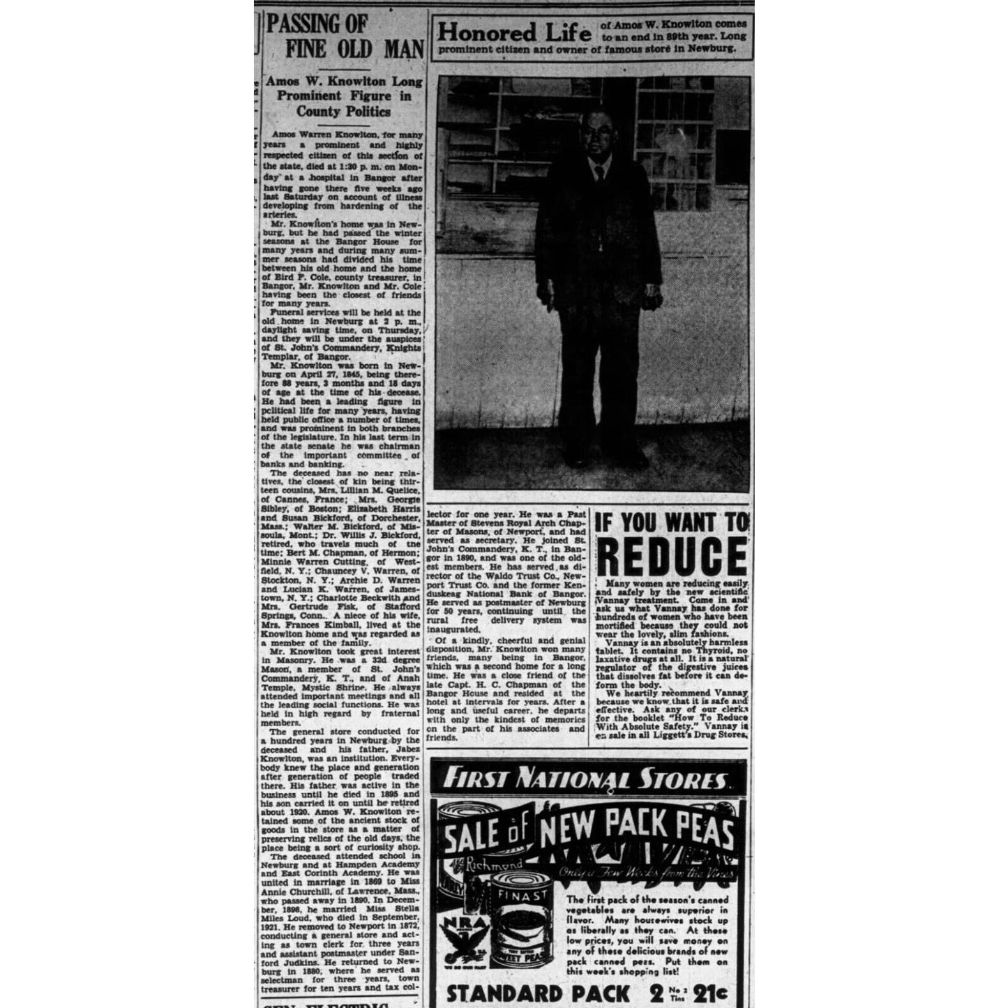 Bangor, ME 1909 Merchants National Bank Letterhead re: Payment - Knowlton*