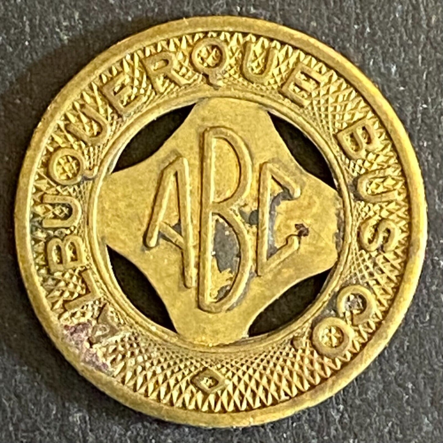 Albuquerque Bus Co. "ABC" Health Country Transit Token 16mm (#6)