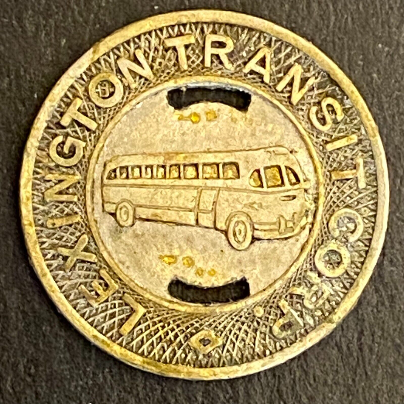 Bus Ride Token Lexington Transit Corp. G/F One Fare Bus Transit Token 16mm – Jerry's ...