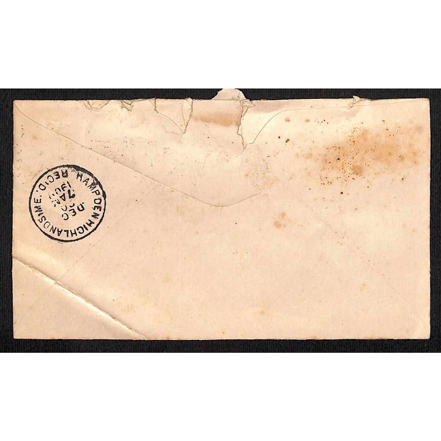 Bangor, ME Fleischmann Compressed Yeast 1909 Advertising Cover Envelope