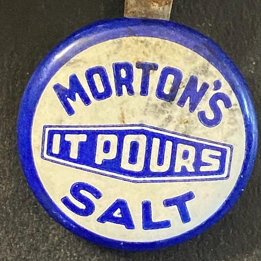 Morton's Salt "It Pours" c1925-35 Pencil Collar Topper 18mm
