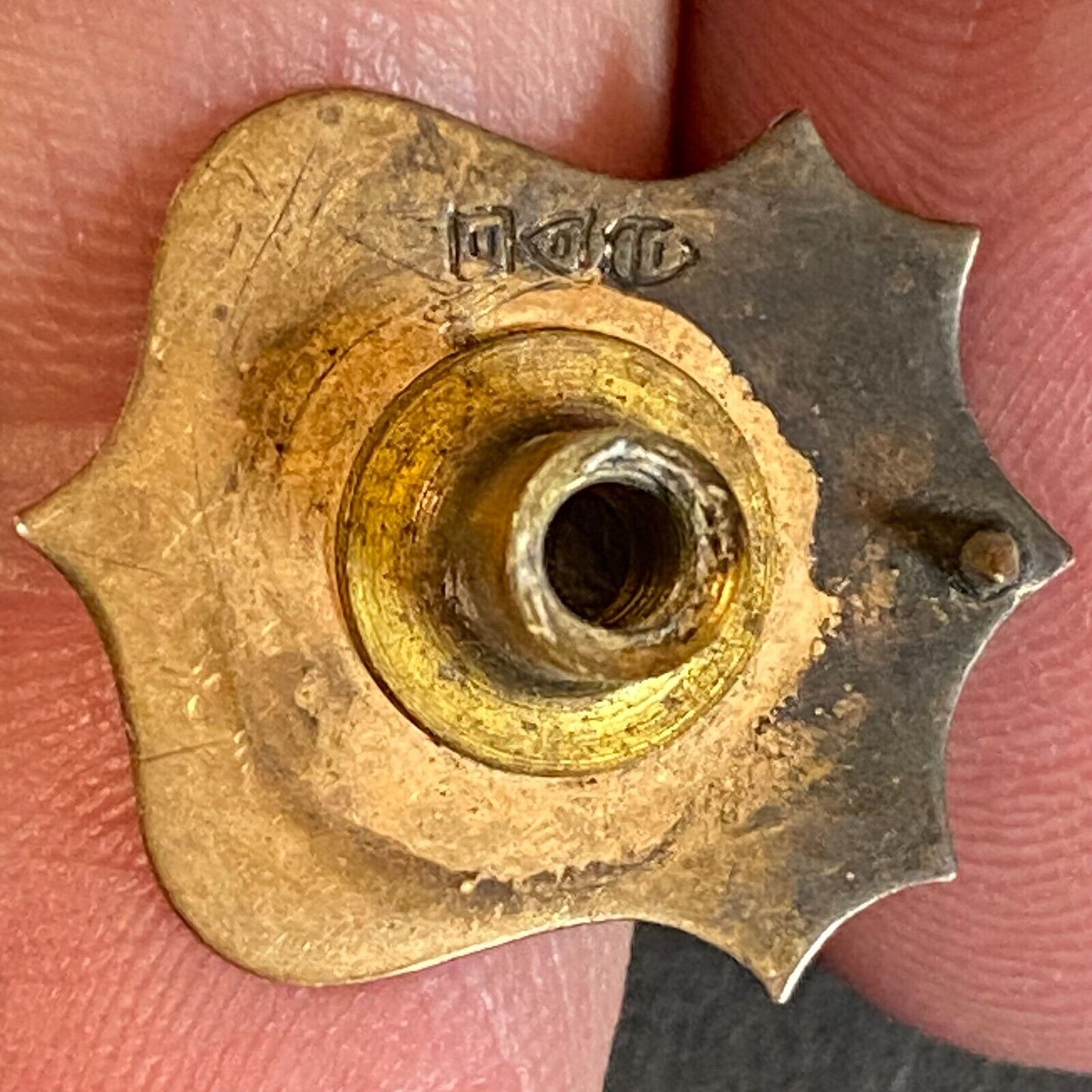 P.S.P.R. ?? 1886 - 1906 Color Enameled Shield Lapel Pin 19mm - Unknown Origin