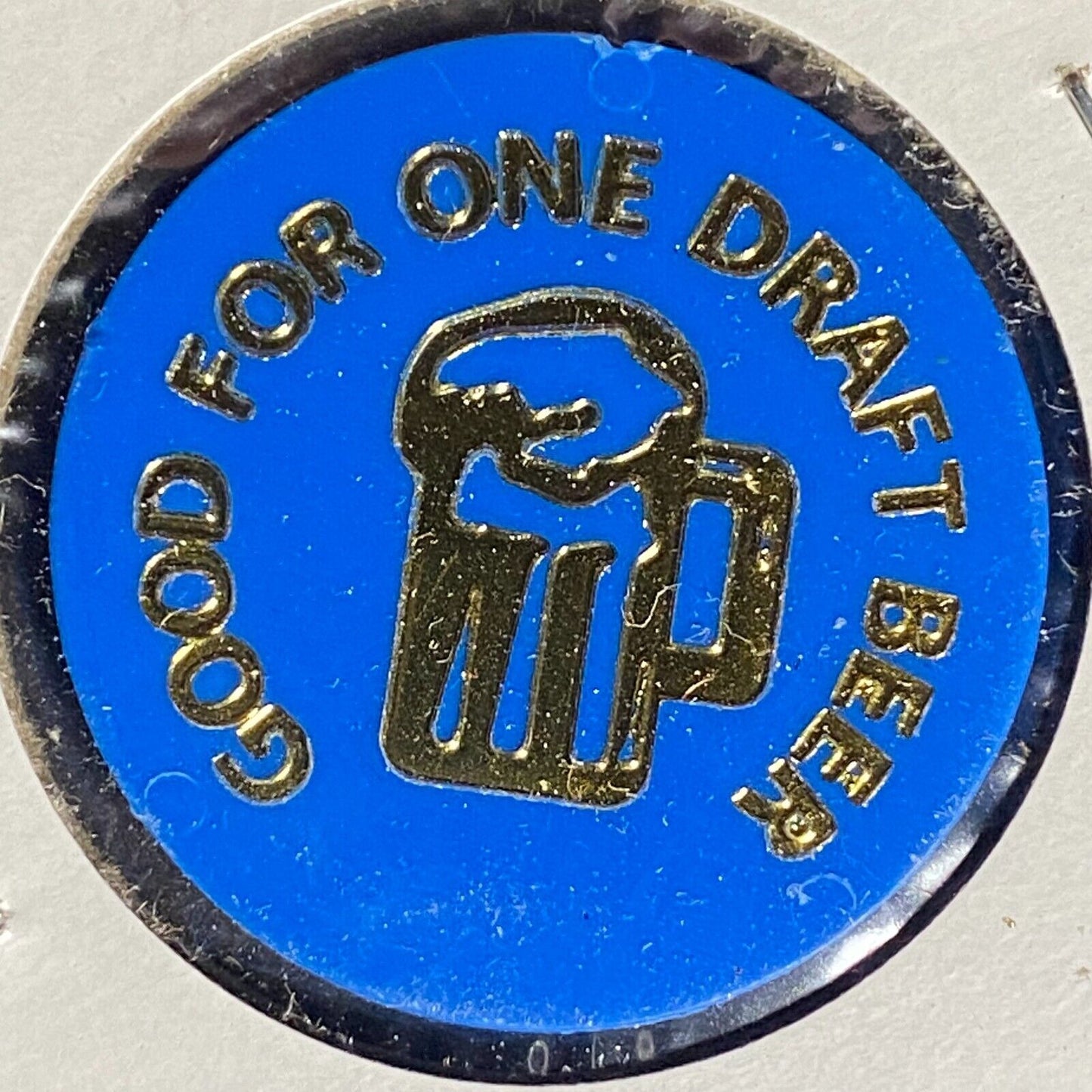 Butler, PA HT's Spillway Bar & Grill Plastic Token G/F One Draft Beer
