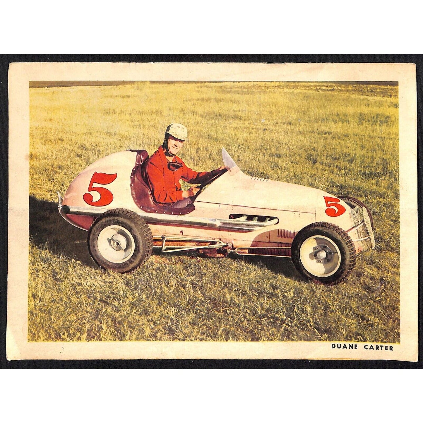 Canfield Speedway Midget Auto Racing Program AAA Duane Carter / Cal Nidy c1949