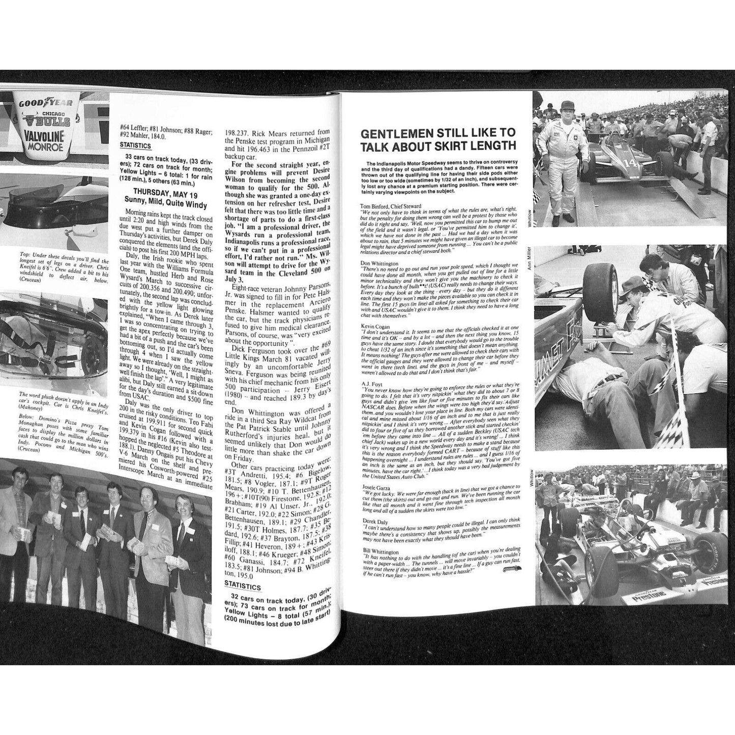 1983 Hungness Indianapolis 500 Yearbook VGC 222pp 1lb 6oz