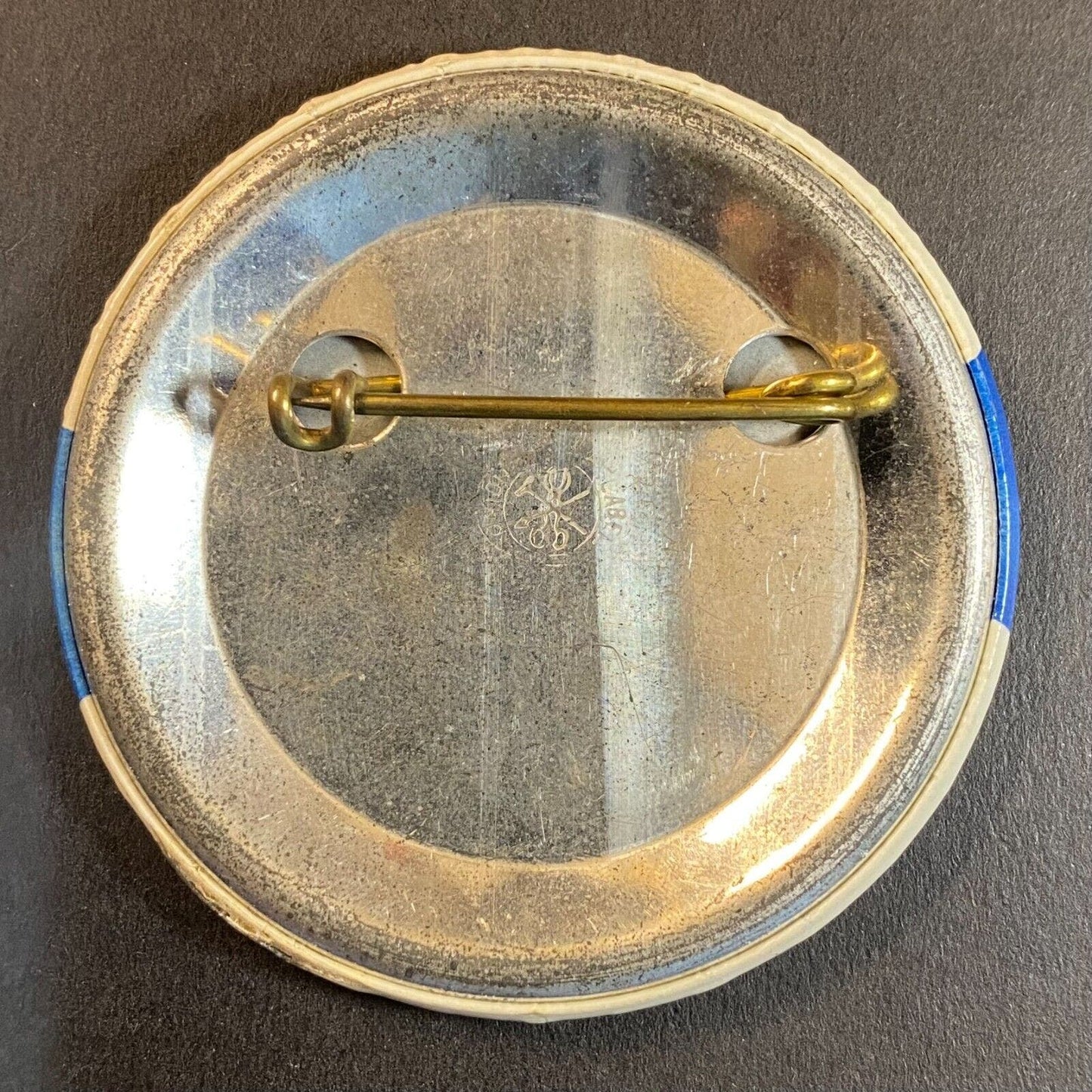 Atlanta 500 A.I.R. Raceway 1964 "Staff" Steel Pinback Button 2" VGC
