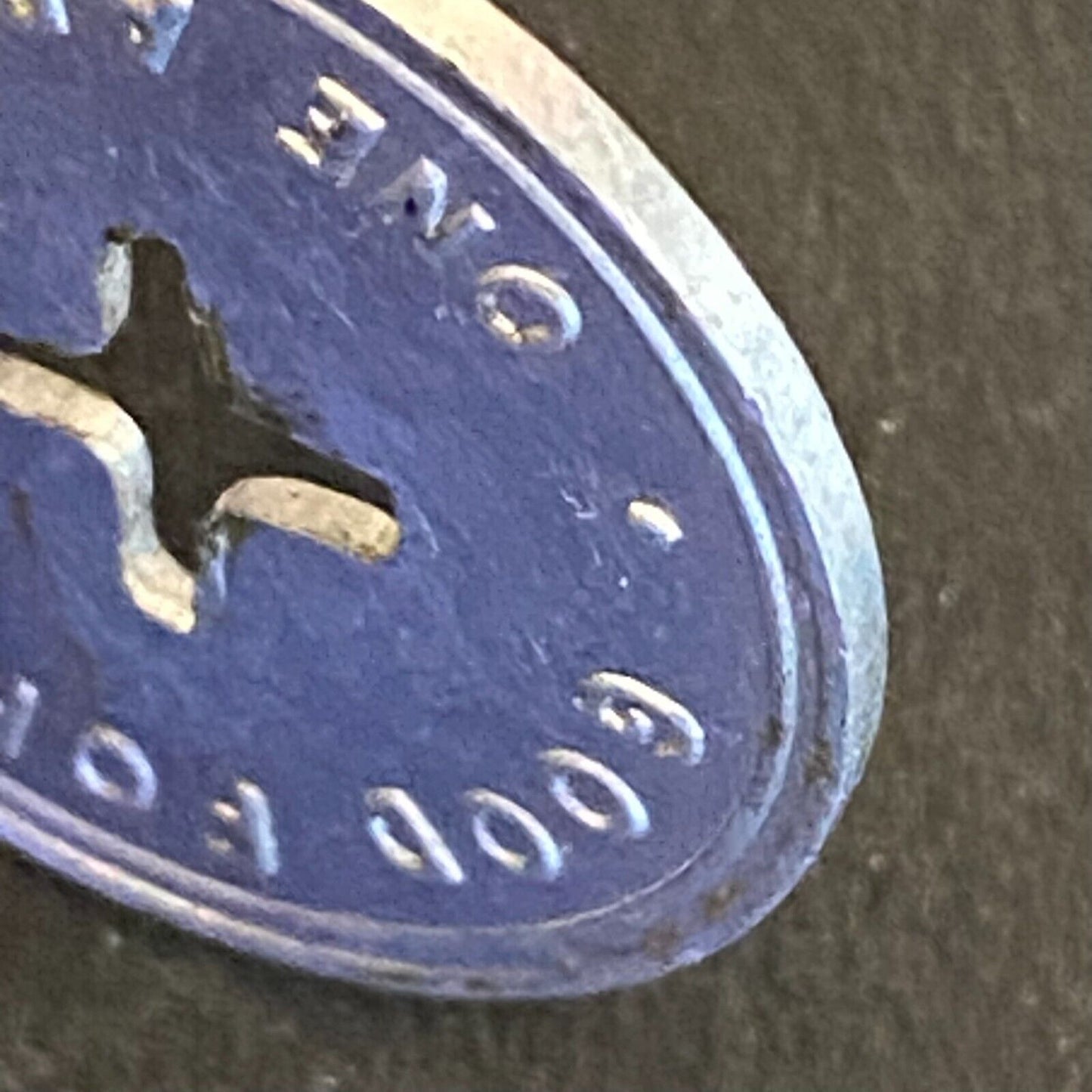 Nelson Damrill Transit Pittsburg KS G/F One Adult Fare Alum. Transit Token 21mm