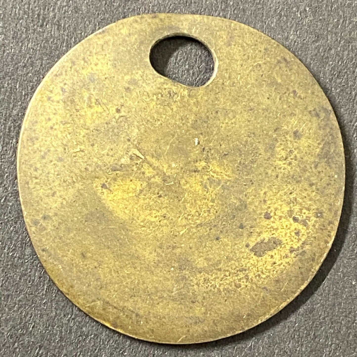 Mining Related ? M.S. Standard Brass Tool Check Token "76XX" 28.5mm +Blank (#1)
