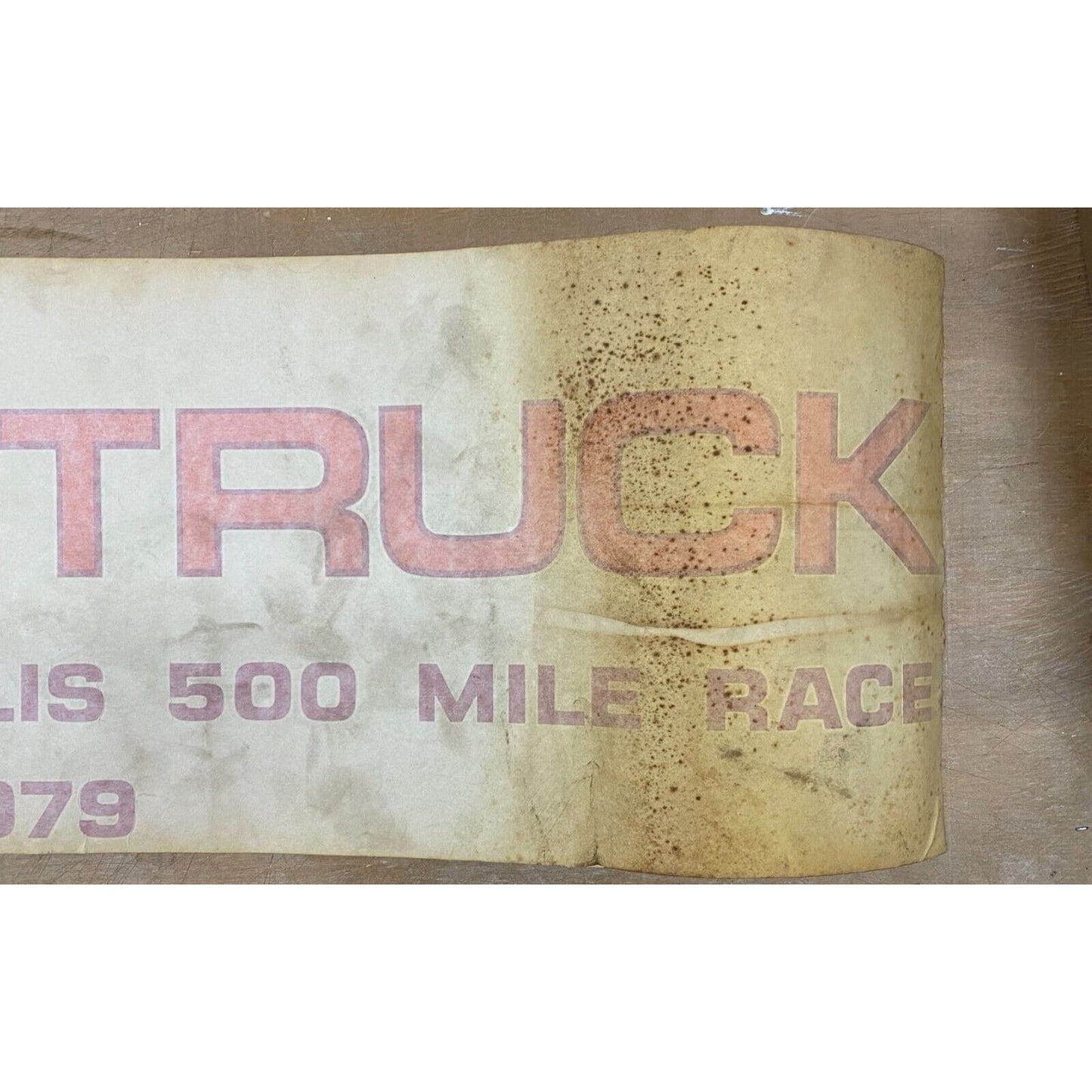 63rd Indianapolis 500 May 27 1979 "Official Truck" Ford Original Decal