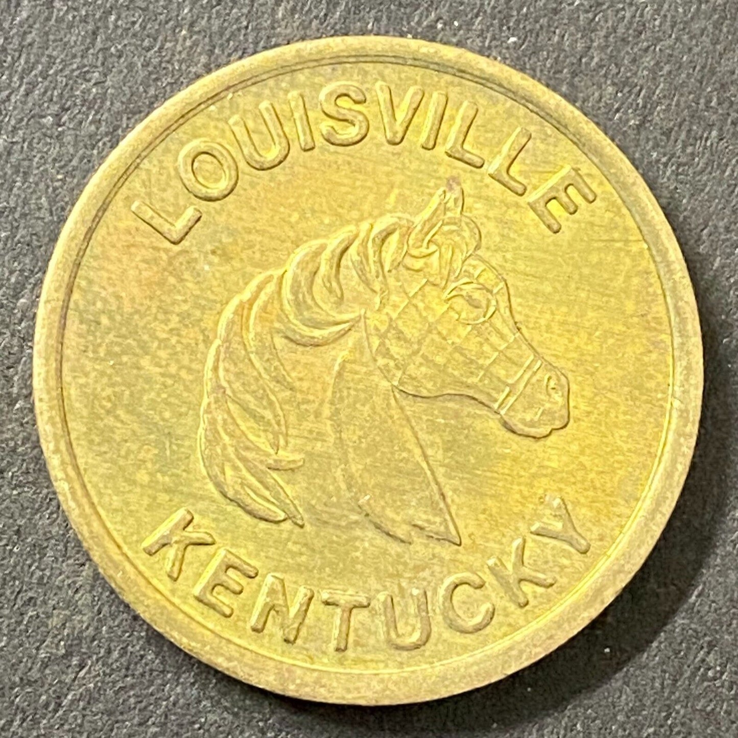 Kentucky Derby Souvenir Token Louisville Kentucky Horse Head 23mm (#3)