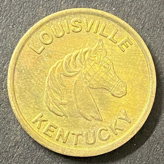 Kentucky Derby Souvenir Token Louisville Kentucky Horse Head 23mm (#3)