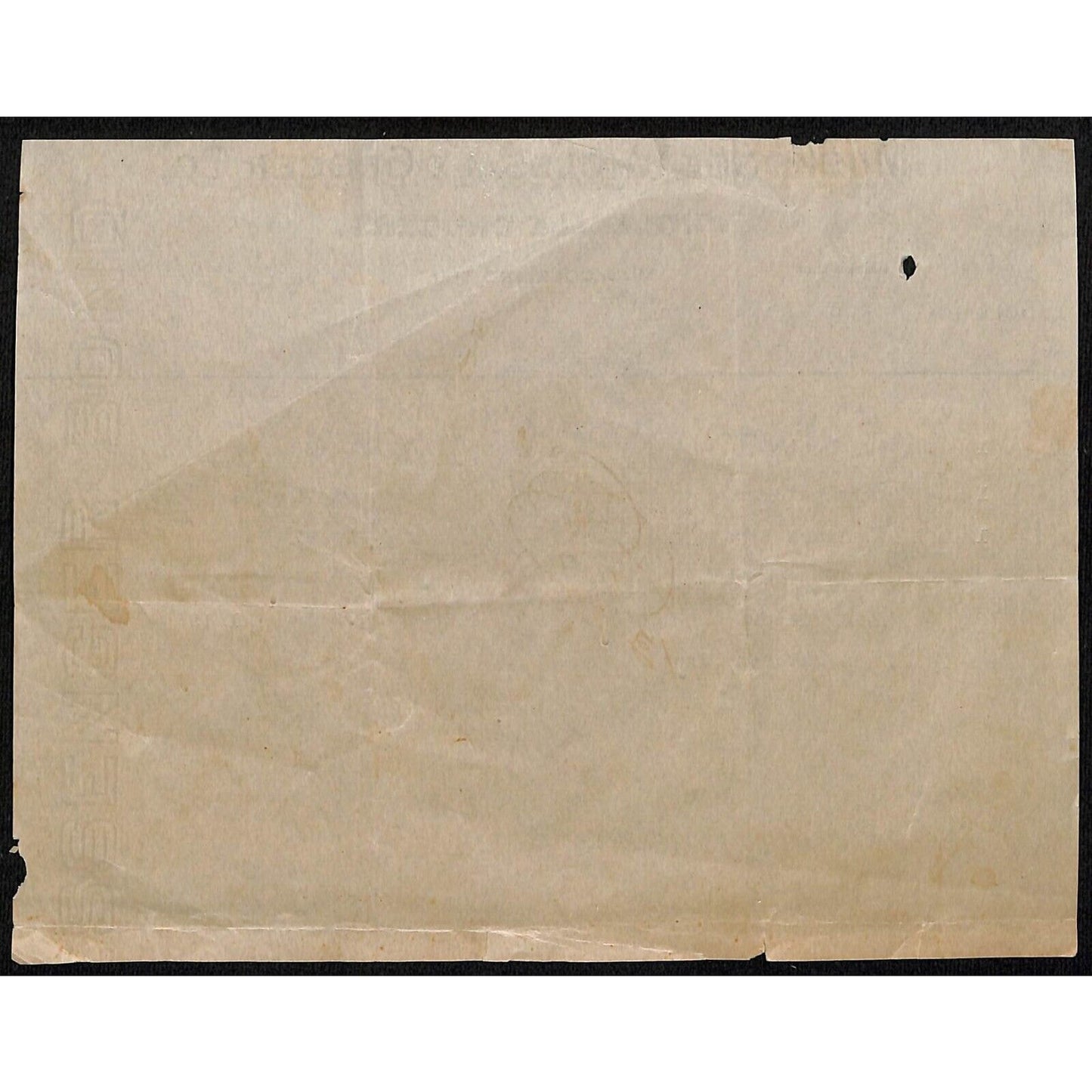 c1906 Muskogee Wholesale Grocer Co. OK Indian Territory Billhead