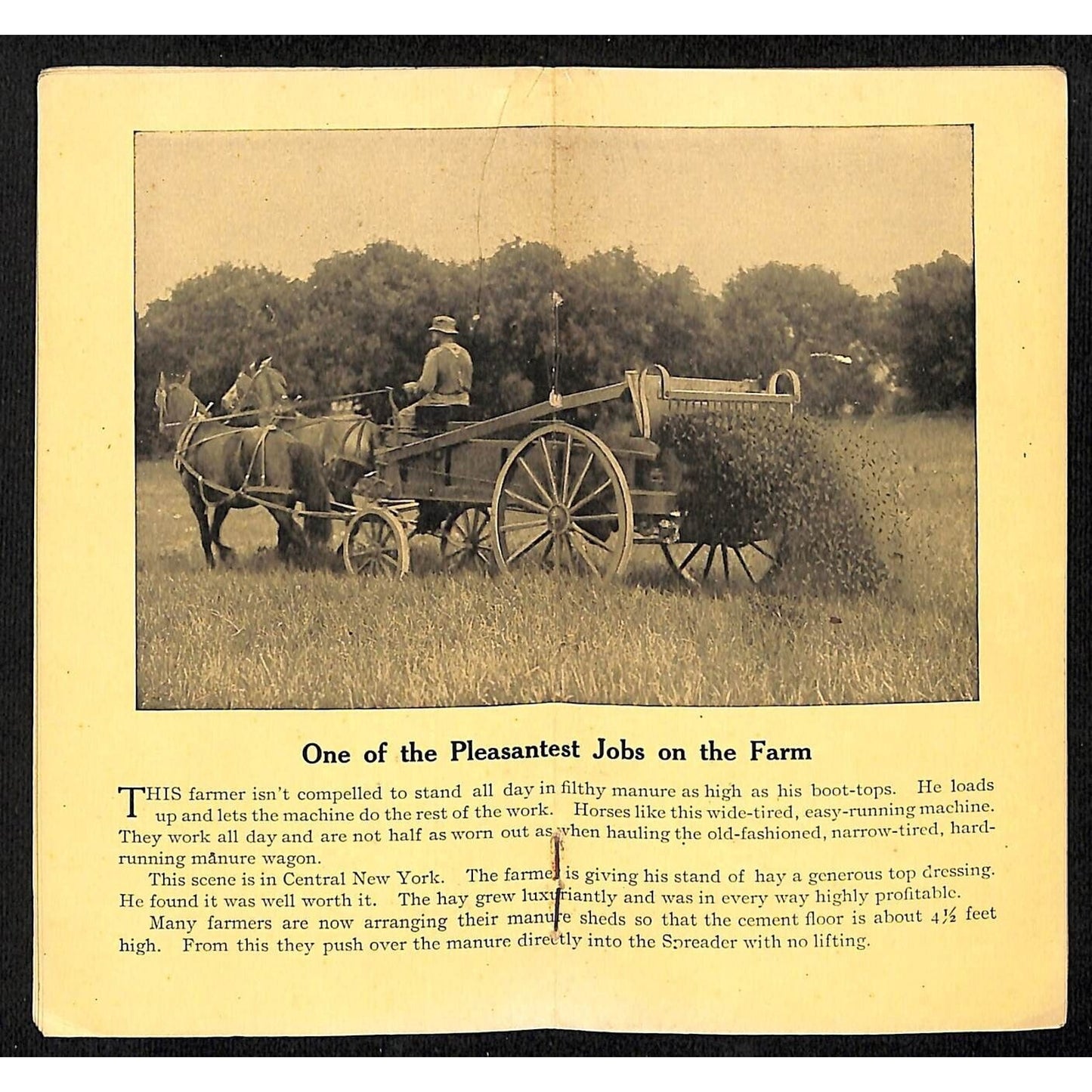 J.S. Kemp Mfg Co "..Money in the Manure.." Catalog / Brochure c1905-10 Scarce