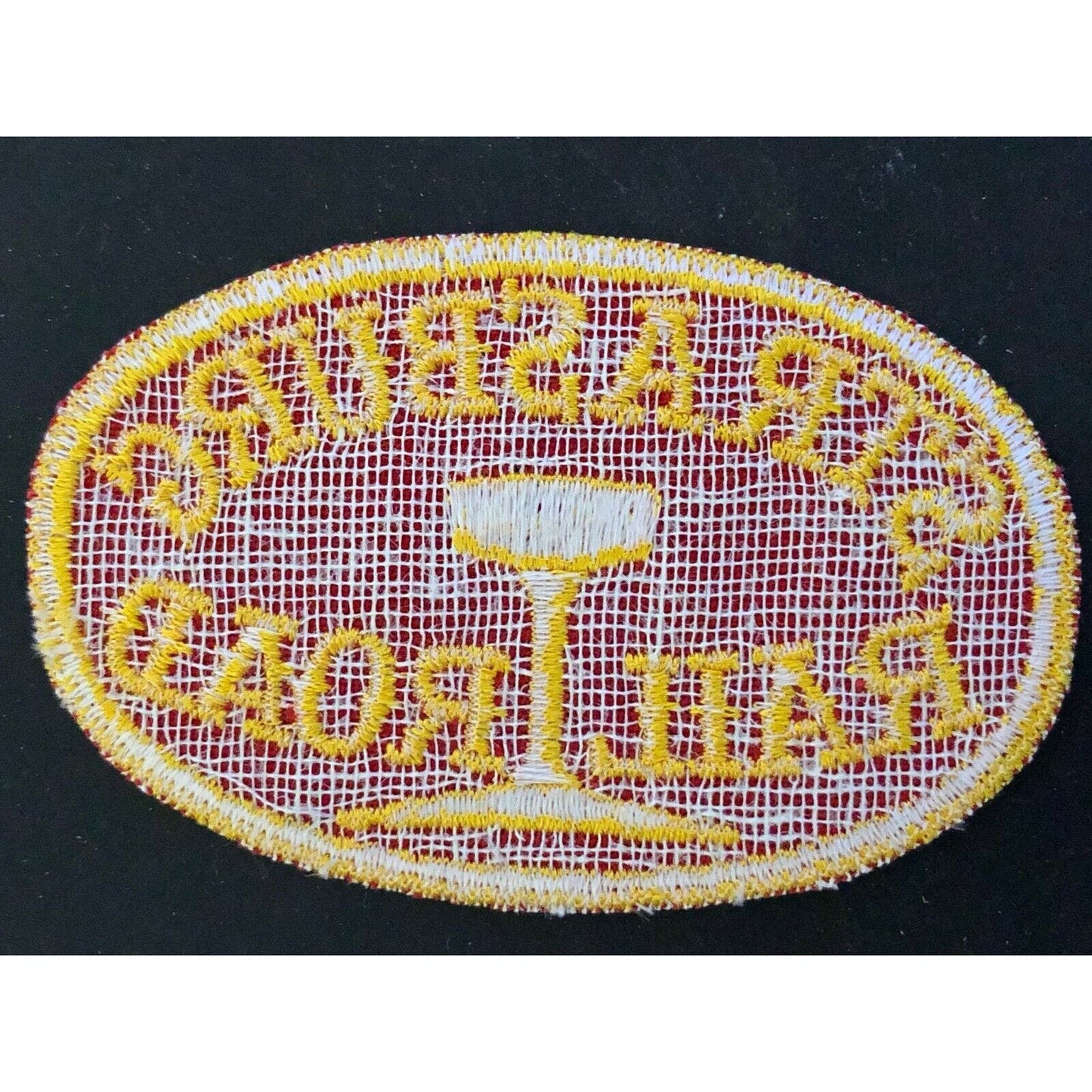 c1970-80's Vintage Machine Stitched Embroidered Patch - Strasburg Railroad