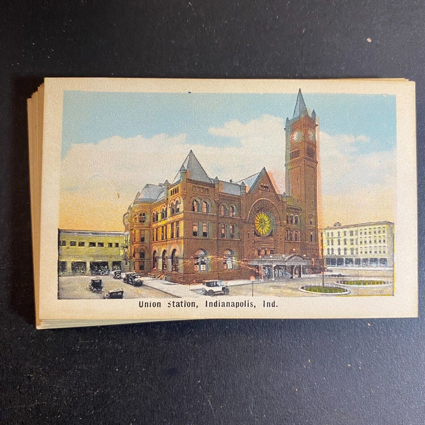 Indianapolis, IN "Souvenir Colored Views" IMS Indy 500 Set of 20 c1920's-30's