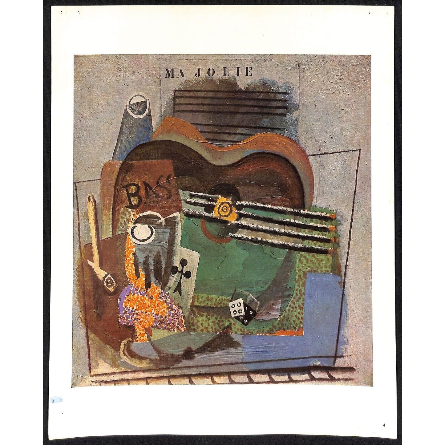 "Skira Inc." Picasso Skira Color Prints w/ Cover & Bio Sheet