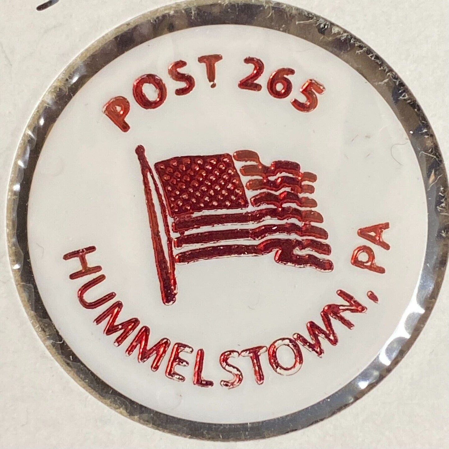 Hummelstown, PA American Legion Post 265 c1970's-80's Plastic "One Shot" Token