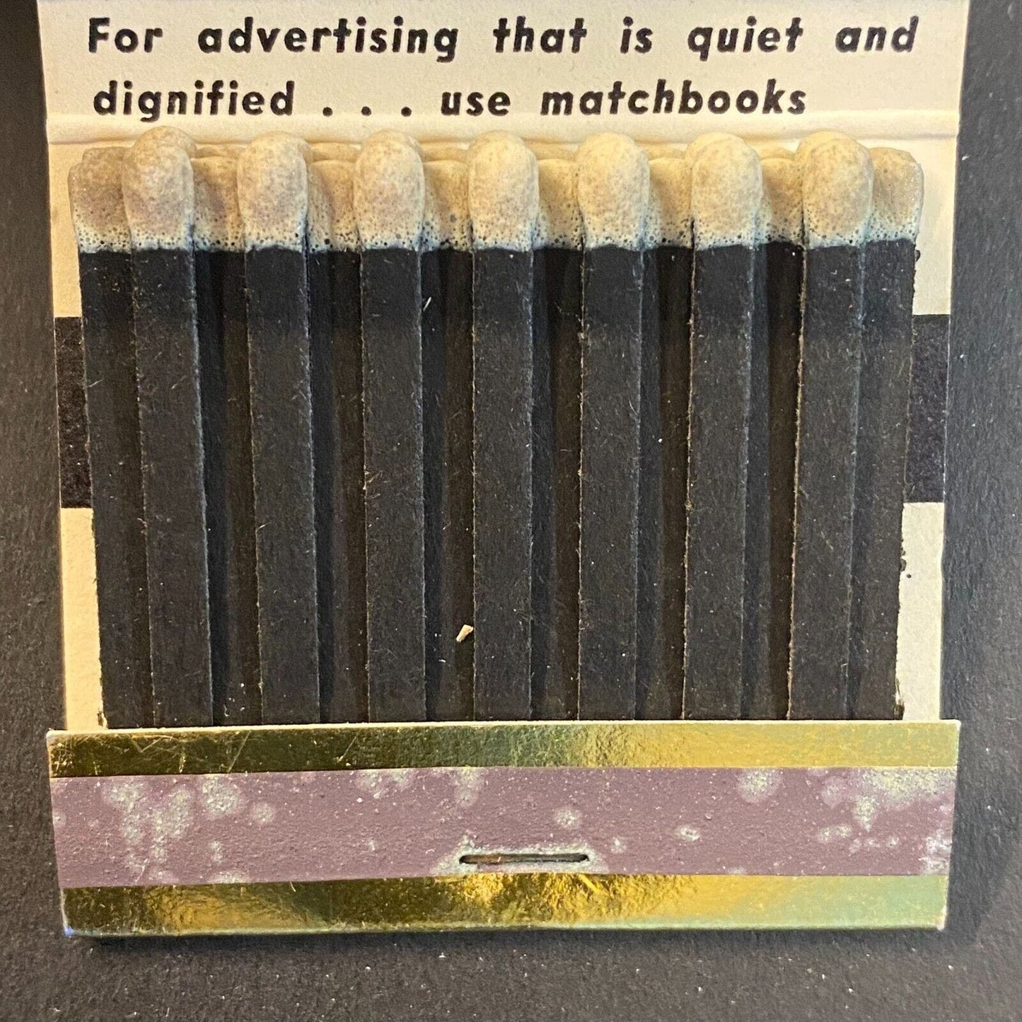 42nd Annual Midwest Beauty Trade Show 1965 Full Vintage Matchbook VGC