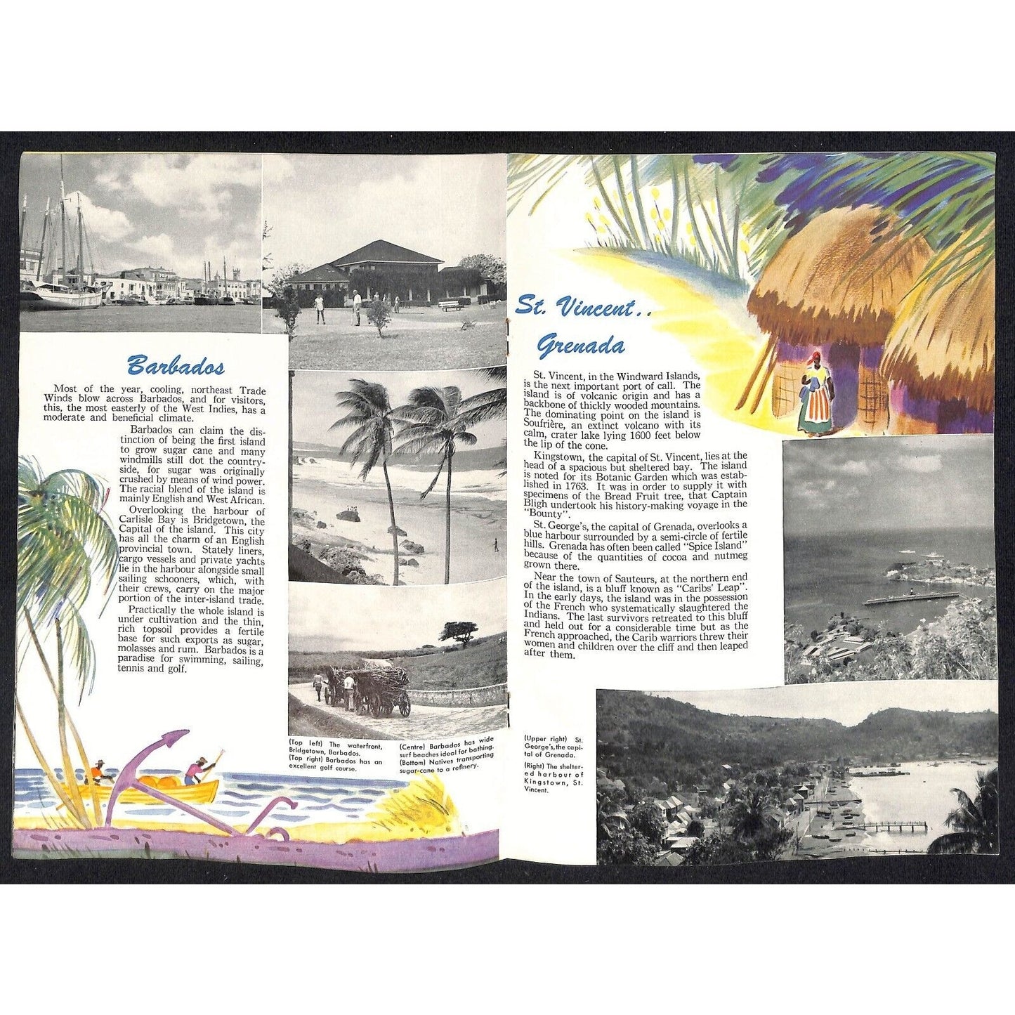 Canadian National West Indies Steamships Cruises c1948 Brochure 16pp