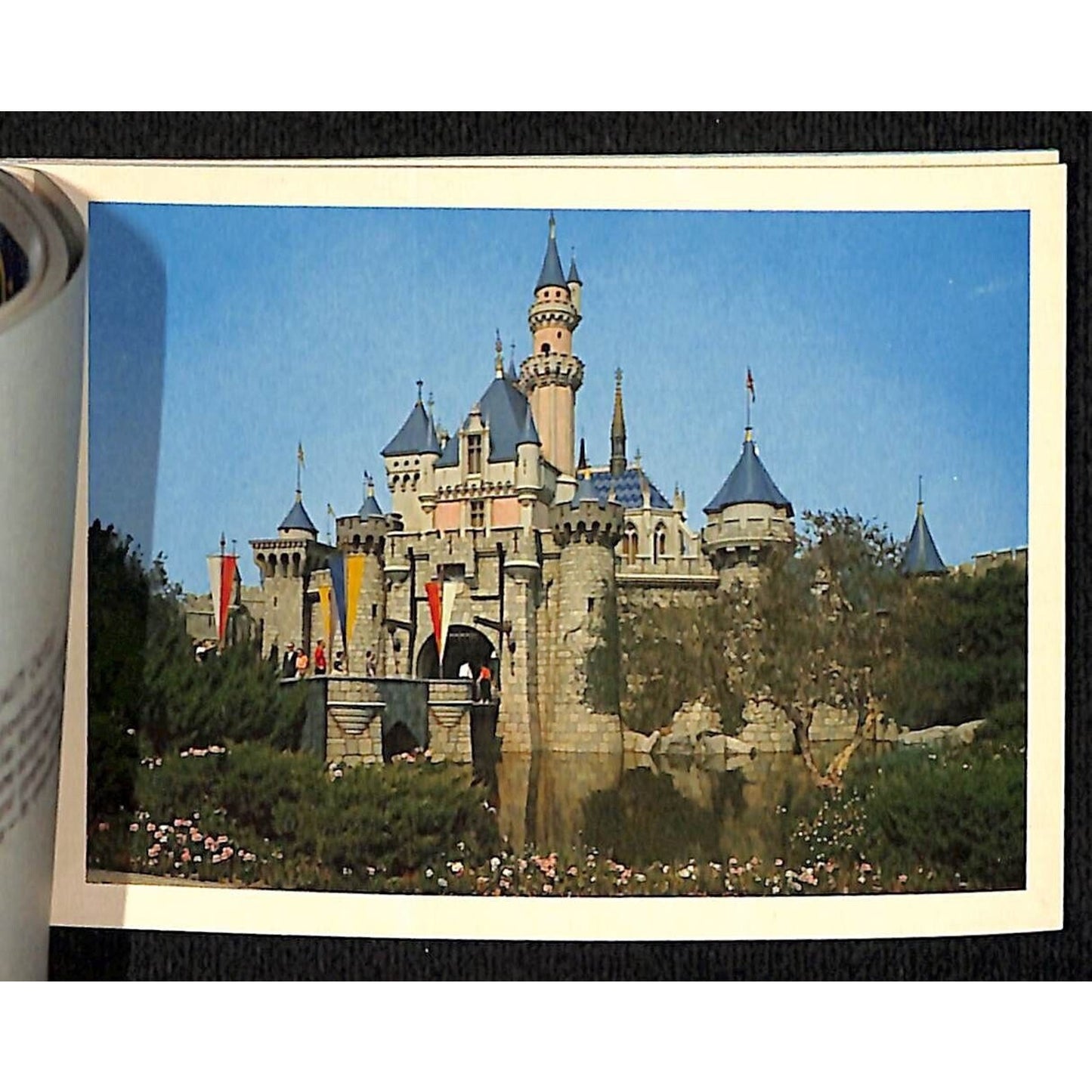Disneyland Hi-Lites c1960's 12 Image Spiral Bound Card Stock Souvenir Booklet