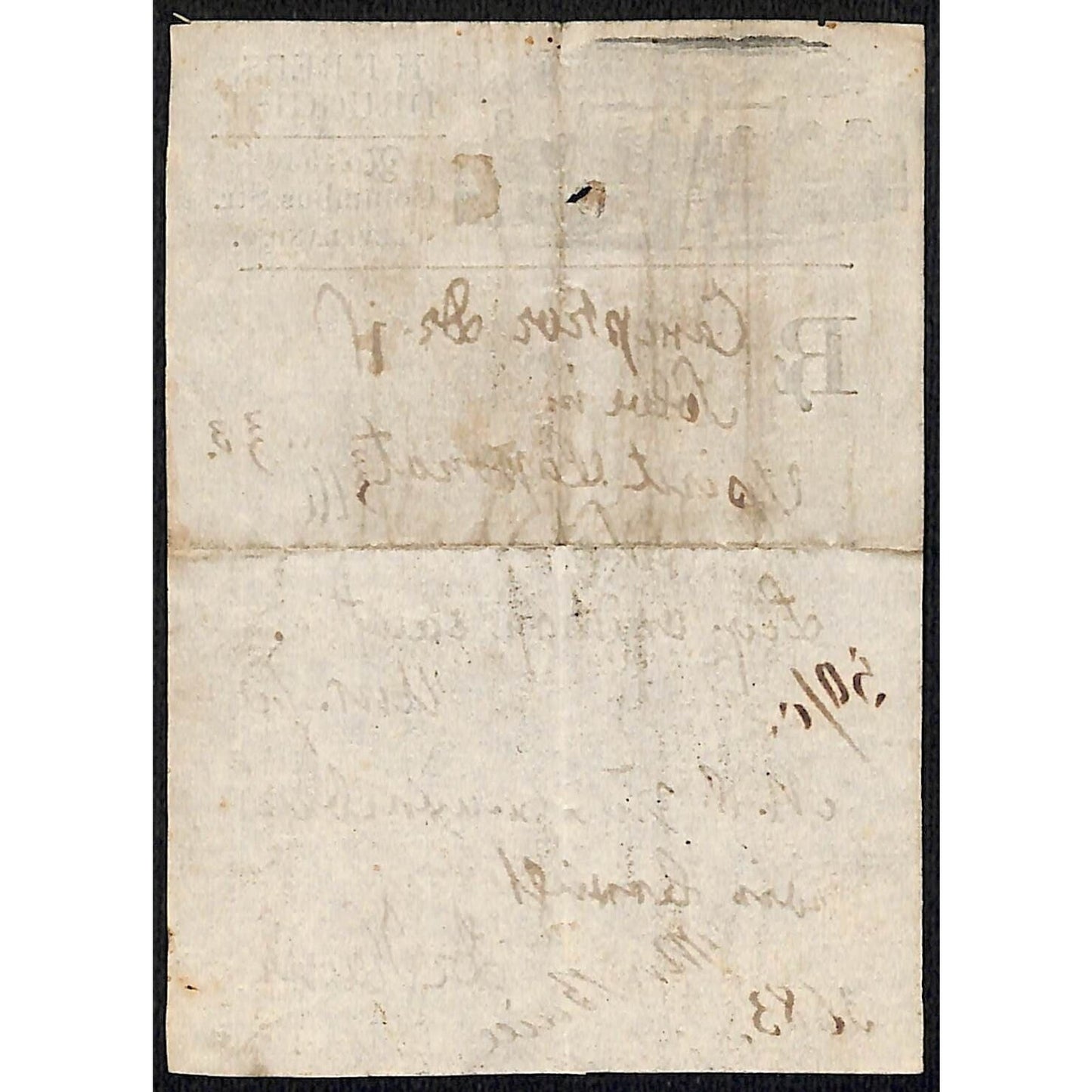 H. Krebs, Druggist Columbus St. Cleveland c1870's* Prescription #3683