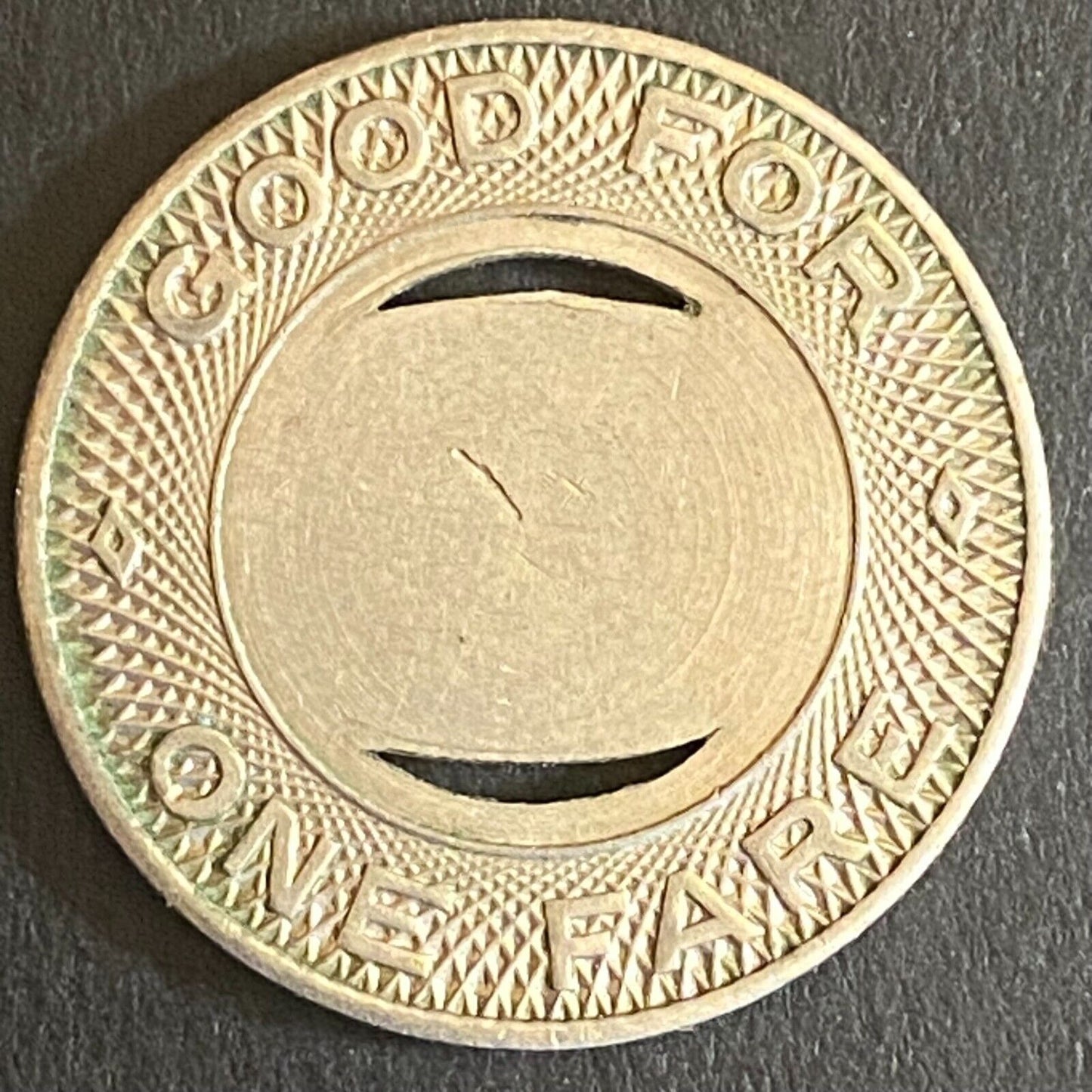 Lincoln City Lines Inc. (Neb.) G/F One Fare Transit Token - 23mm