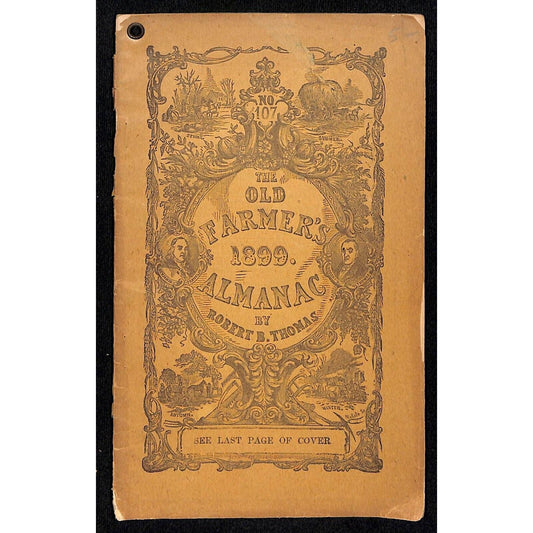 1895 Old Farmer's Almanac 48pp Geo. F. King, Boston / Cola Cola Ad