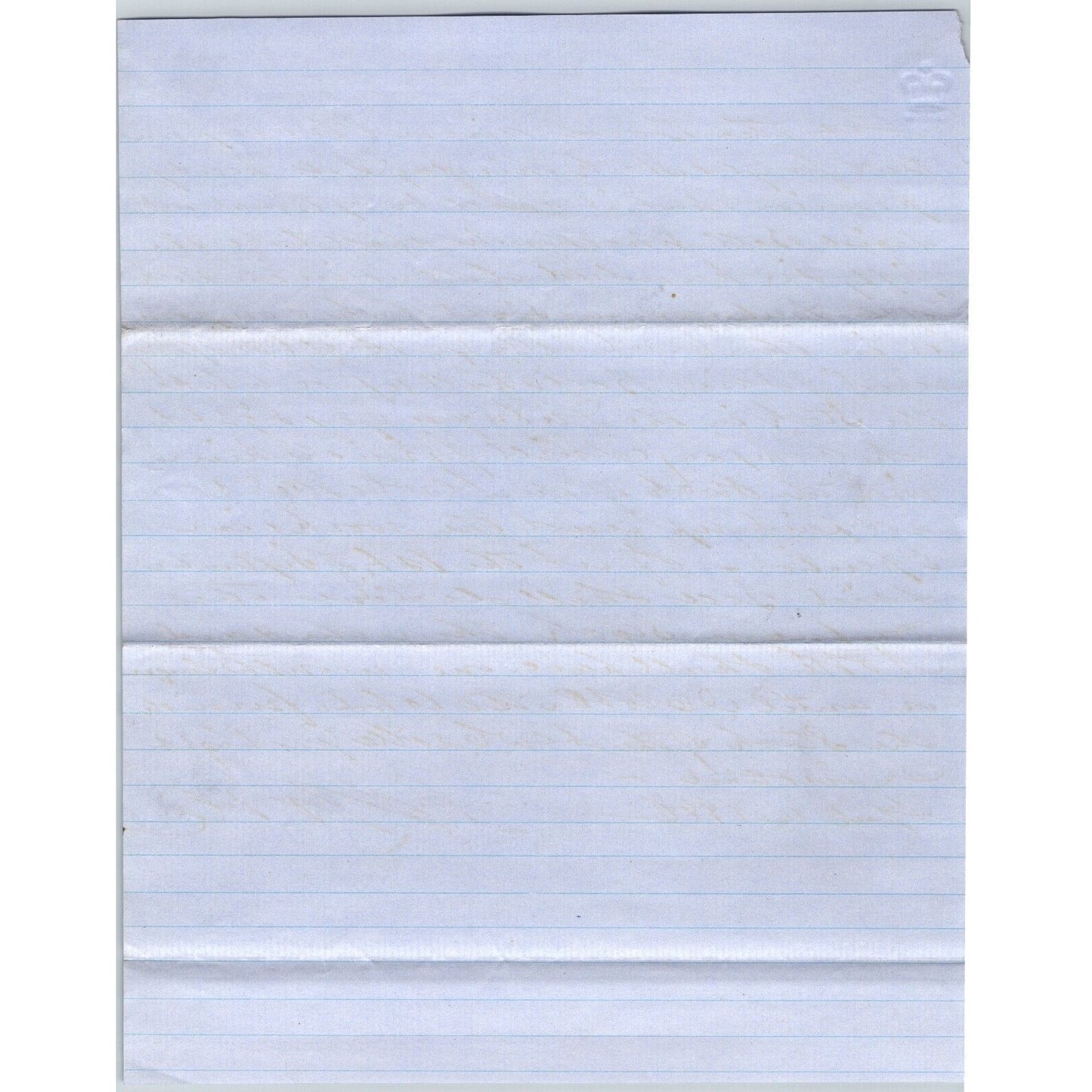 1886 Partial ? Correspondence Letter re: Dubuque Gas & Light Co. (Iowa?)