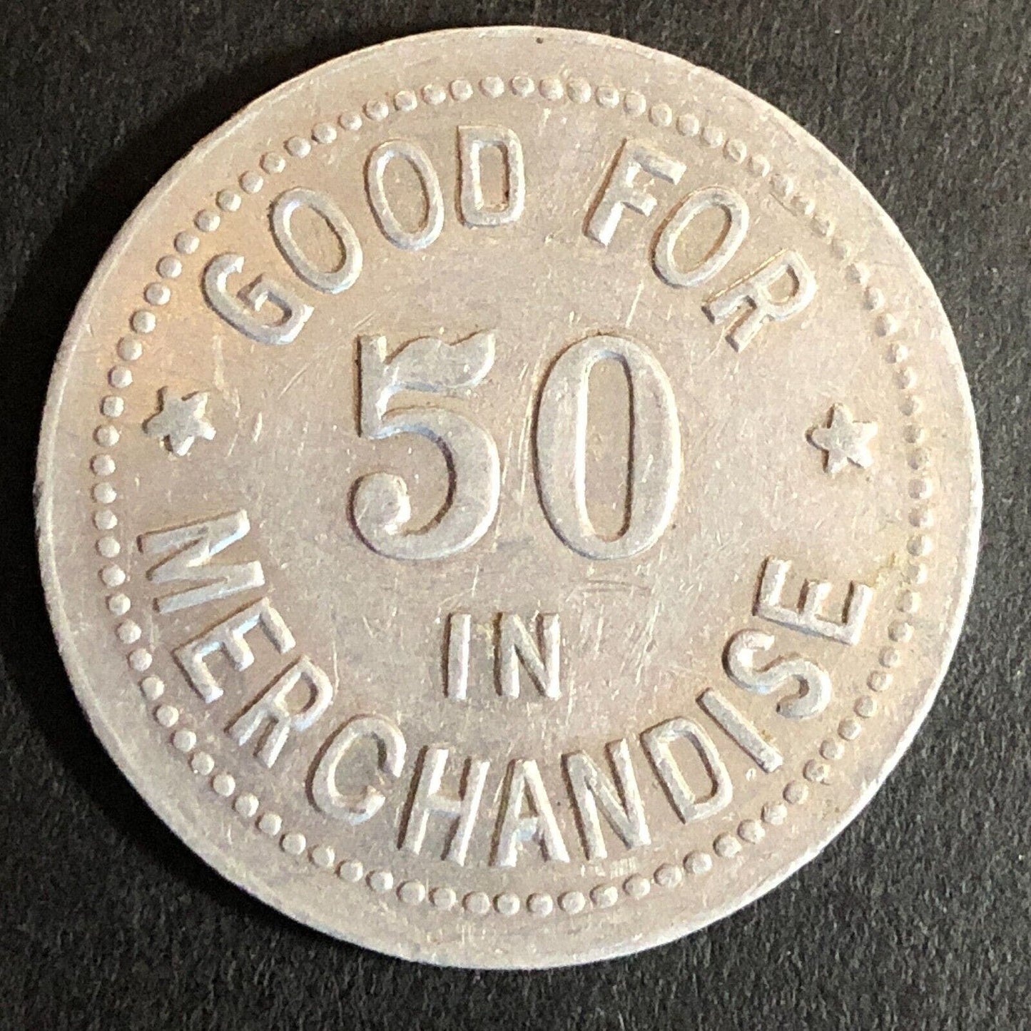 H.H. Frost & Son Somerset, NY G/F 50c Alum Trade Token c1920's-30's - 30mm