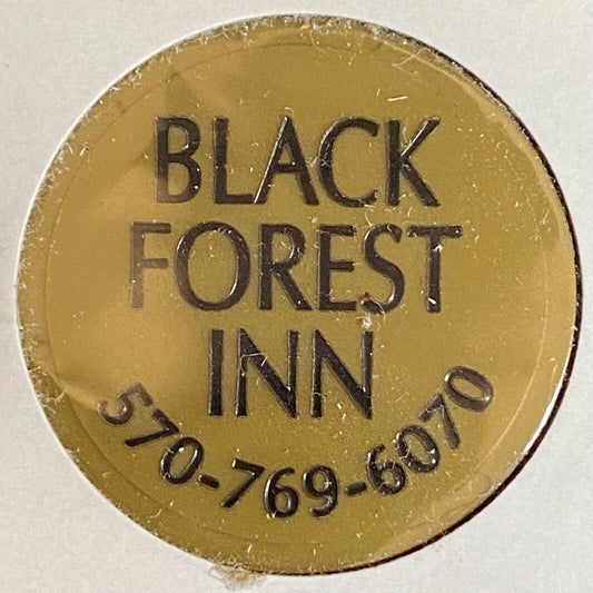 Lock Haven, PA Black Forest Inn c2000 Plastic "G/F One Top Shelf" Token