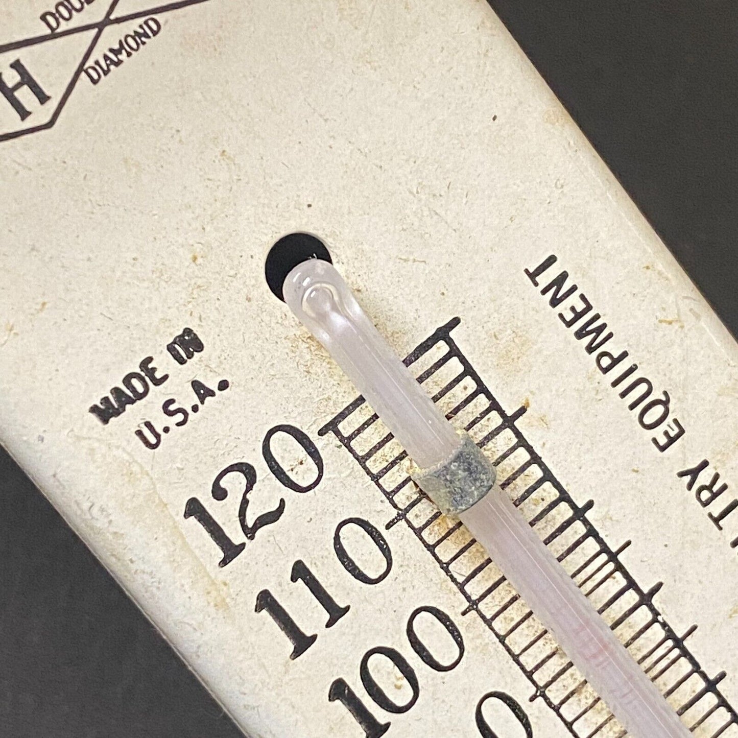 Quakertown PA Willauer Machine Co. Quakermade Poultry Small Adv. Thermometer VGC