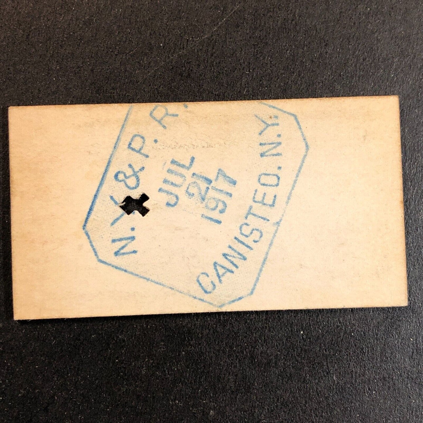 New York & Pennsylvania Railroad July 21 1917 Oswayo Ticket #4188 Scarce