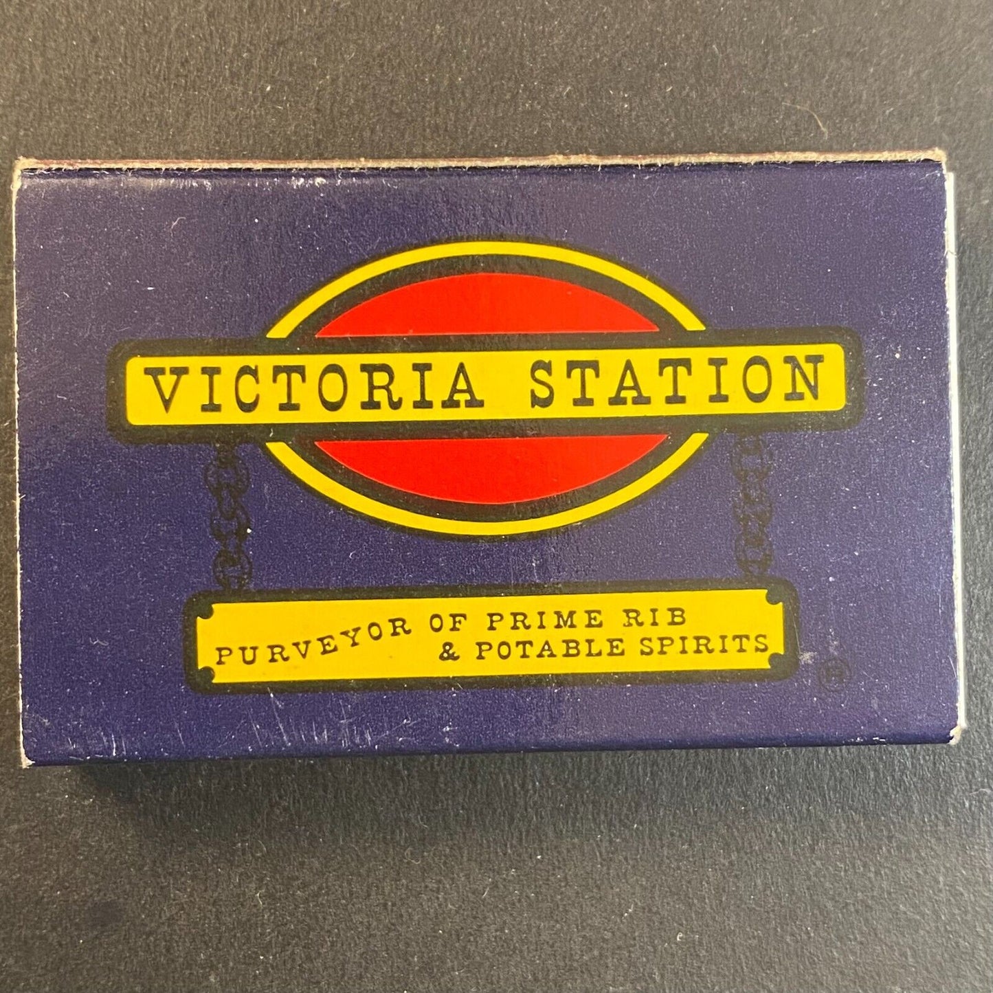Victoria Station Restaurant San Francisco Vintage Matchbox